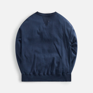 Maison Margiela Organic Cotton Fleece Sweatshirt - Blue