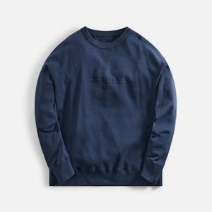 Maison Margiela Organic Cotton Fleece Sweatshirt - Blue