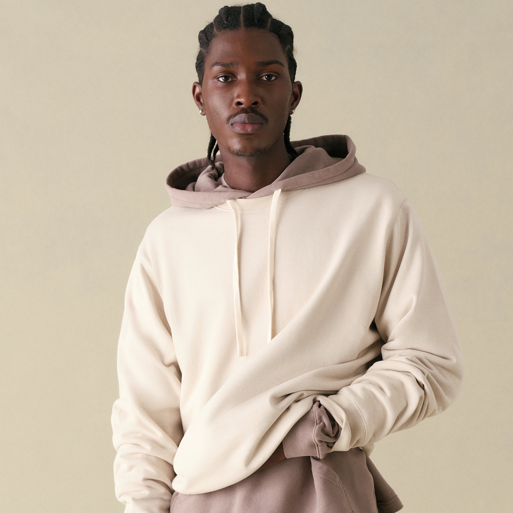kith フード付きボアロンパース 0-3ヶ月 ロンパース ベビー ボアロンパース 兎耳フード ジャンプスーツ