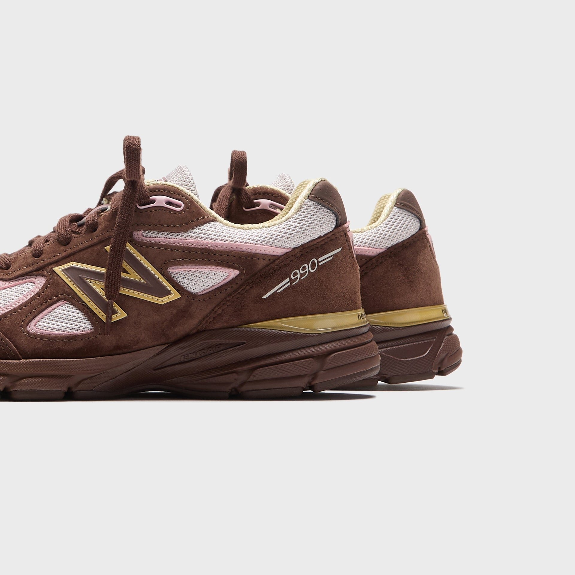 New Balance Made in USA 990v4 - Pumpernickel / Pink Chalk / Alabaster