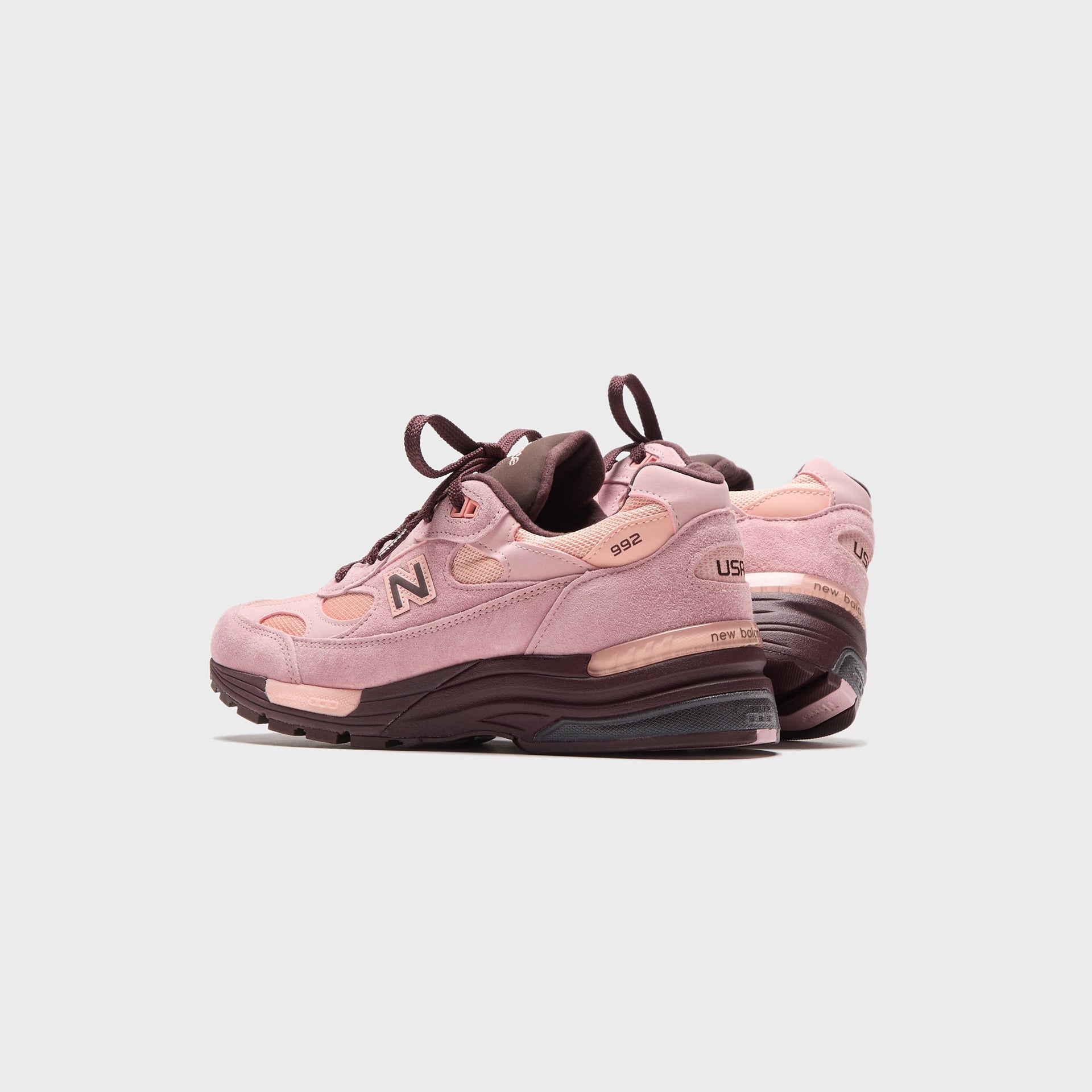 New Balance Made in USA 992 - Pink Chalk / Pink Lemonade / Cherry Leather