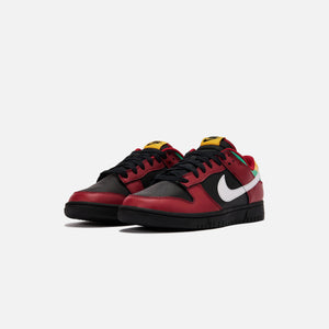 Nike Dunk Low Retro LTD - Black / White / Gym Red / University Gold / Atomic Teal