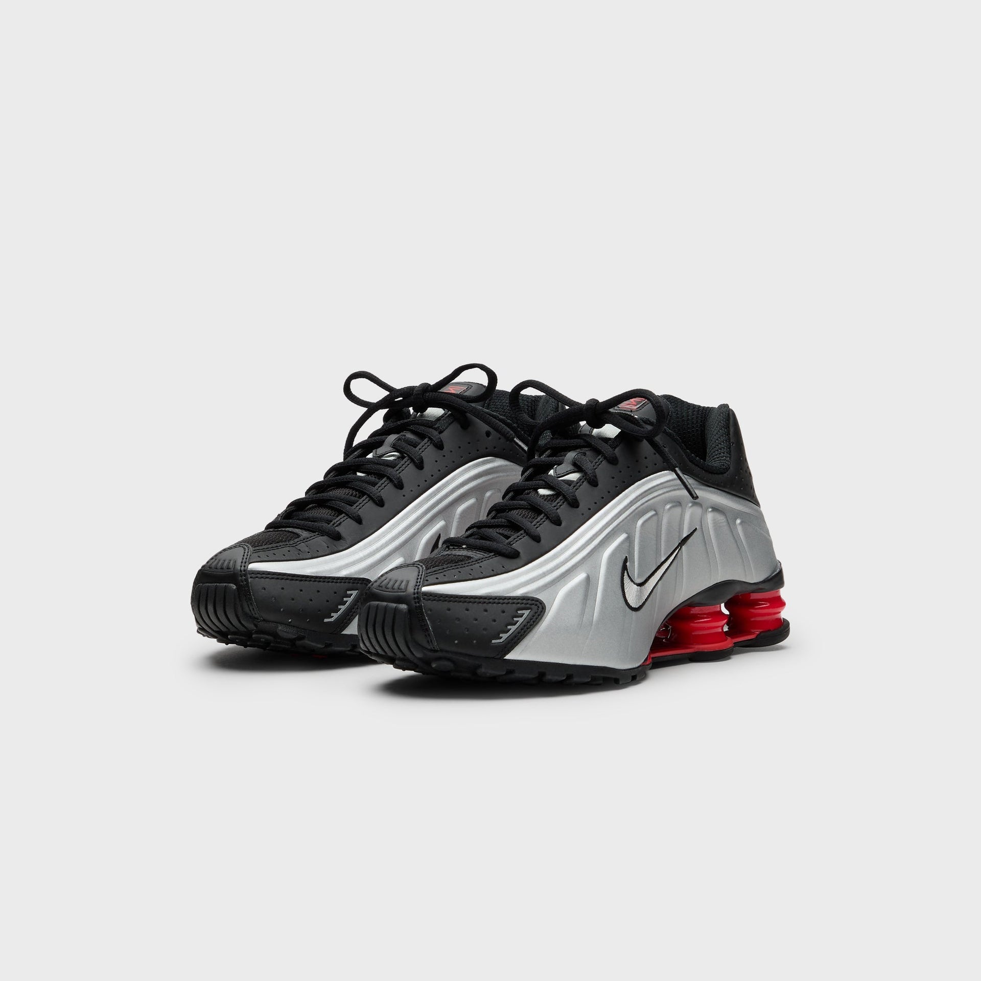 Nike Shox R4 - Black / Metallic Silver / Light Crimson
