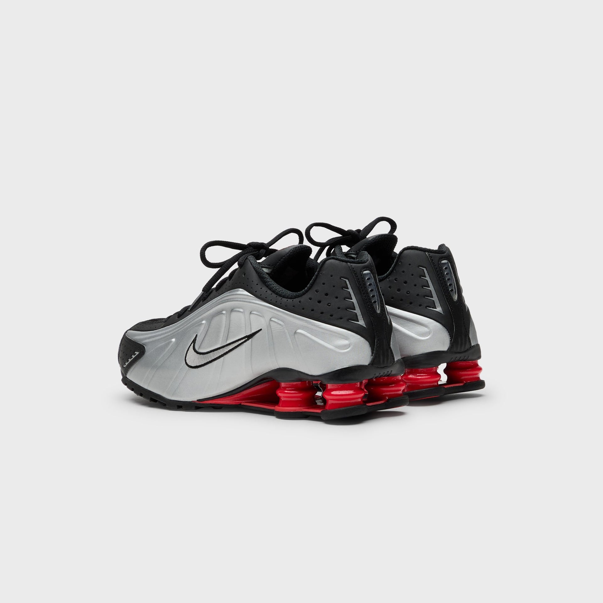 Nike Shox R4 - Black / Metallic Silver / Light Crimson