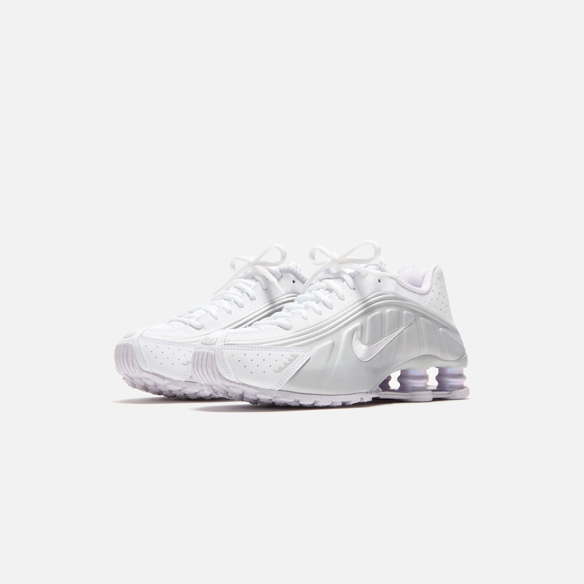 Nike WMNS Shox R4 - White / Metallic Platinum / Platinum Tint