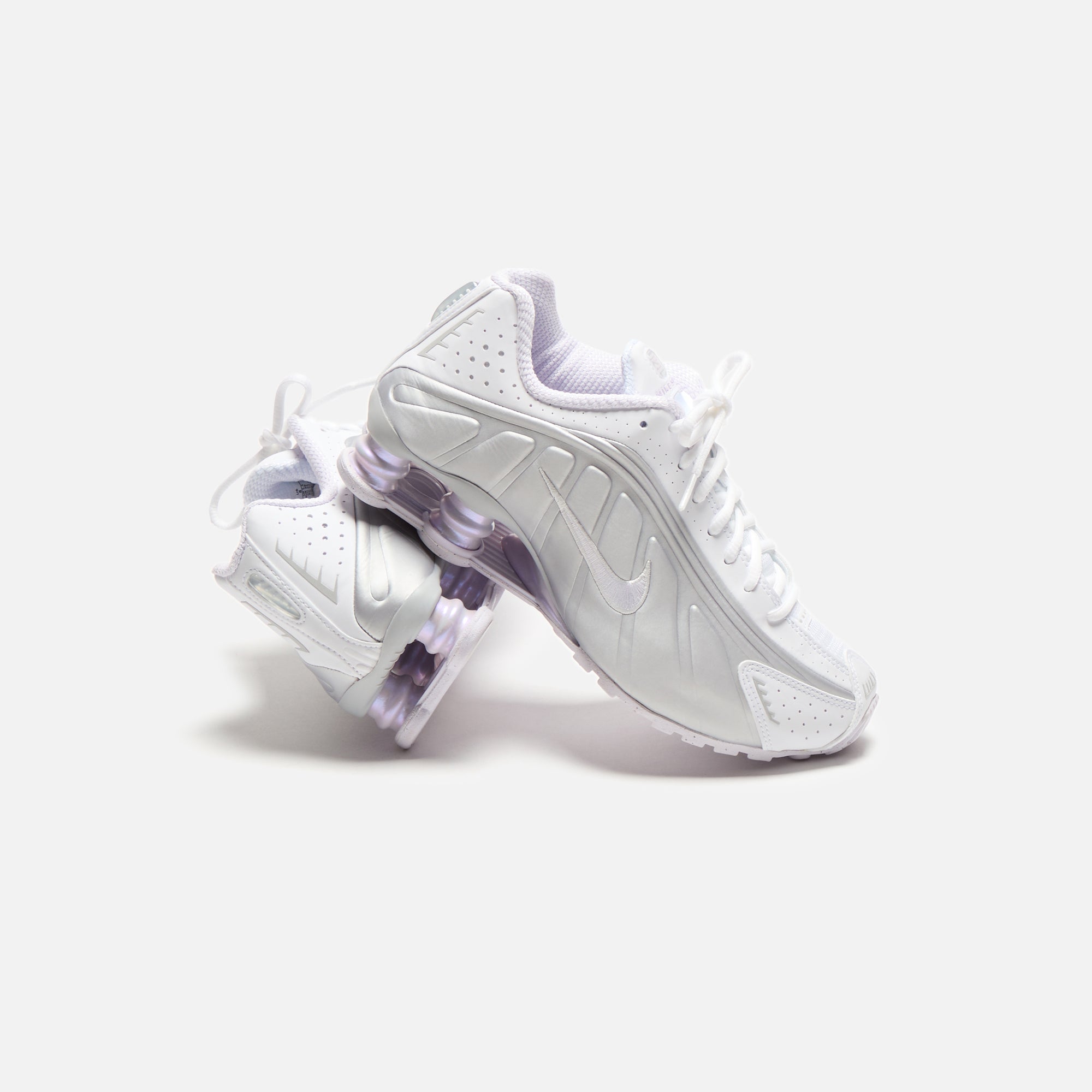 Nike WMNS Shox R4 - White / Metallic Platinum / Platinum Tint