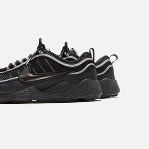 Nike Air Zoom Spiridon SP - Black / Metallic Silver / Sport Red