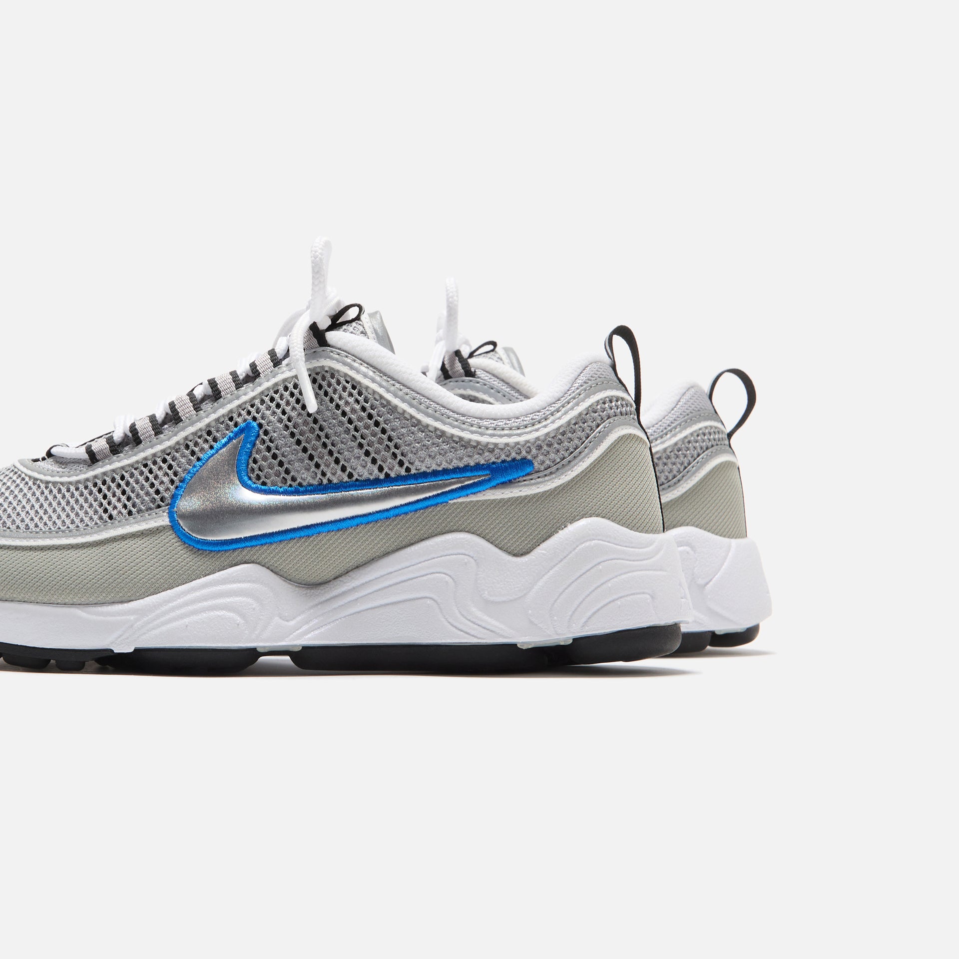 Nike Air Zoom Spiridon - Metallic Silver / Signal Blue