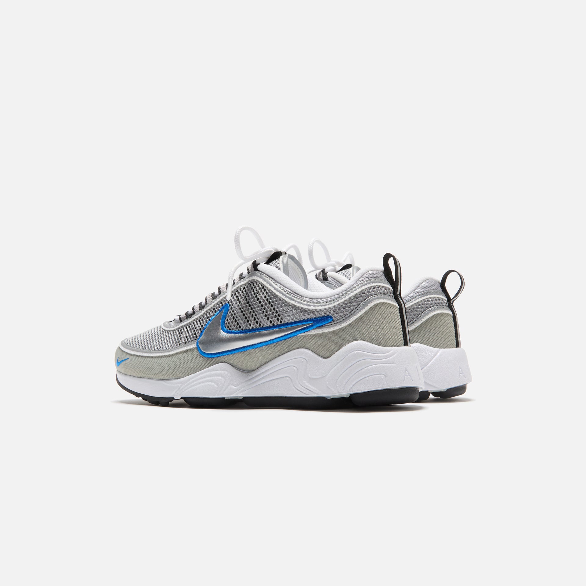 Nike Air Zoom Spiridon - Metallic Silver / Signal Blue