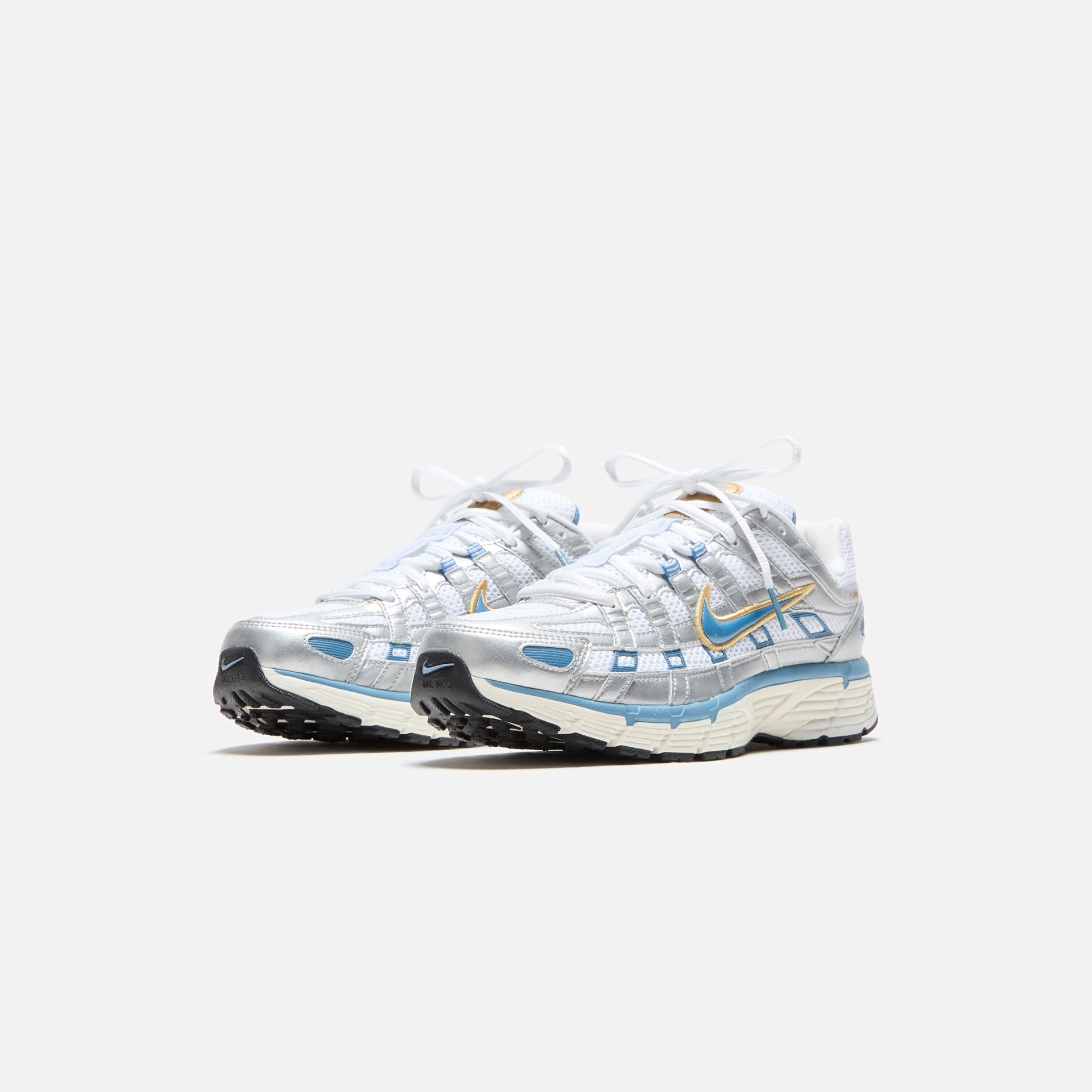 Nike P-6000 - White / Aegean Storm / Metallic Silver