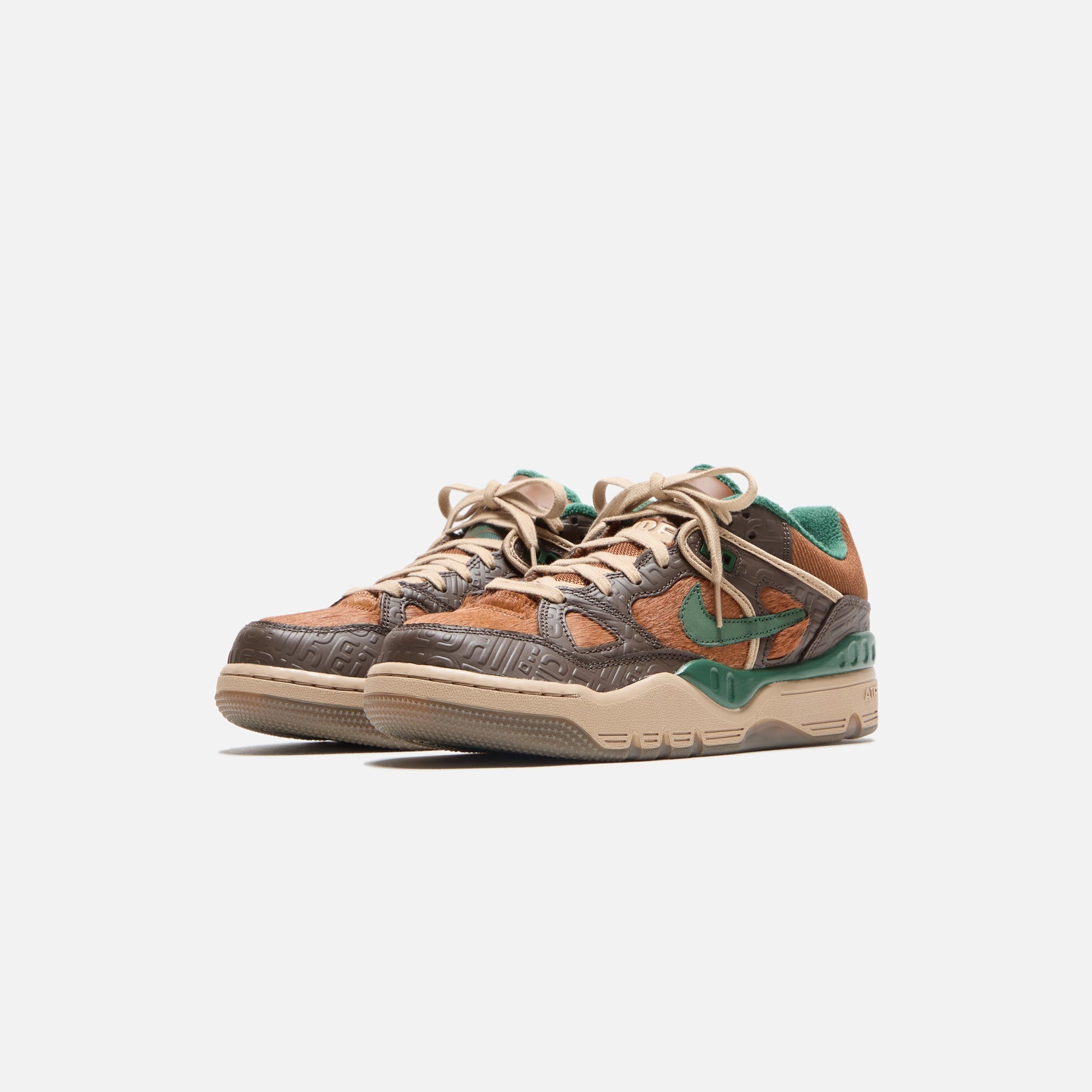 Nike x Nigo Air Force 3 Low - Baroque Brown / Fire / Hemp