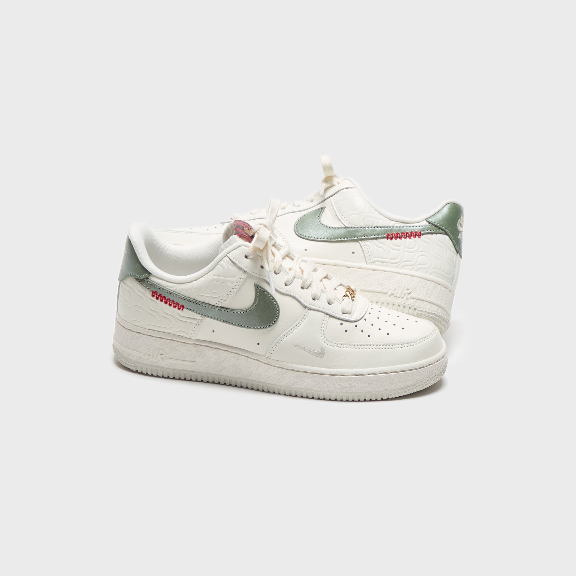 Nike Air Force 1 Low - Sail / Jade Horizon / Light Bone / University Red