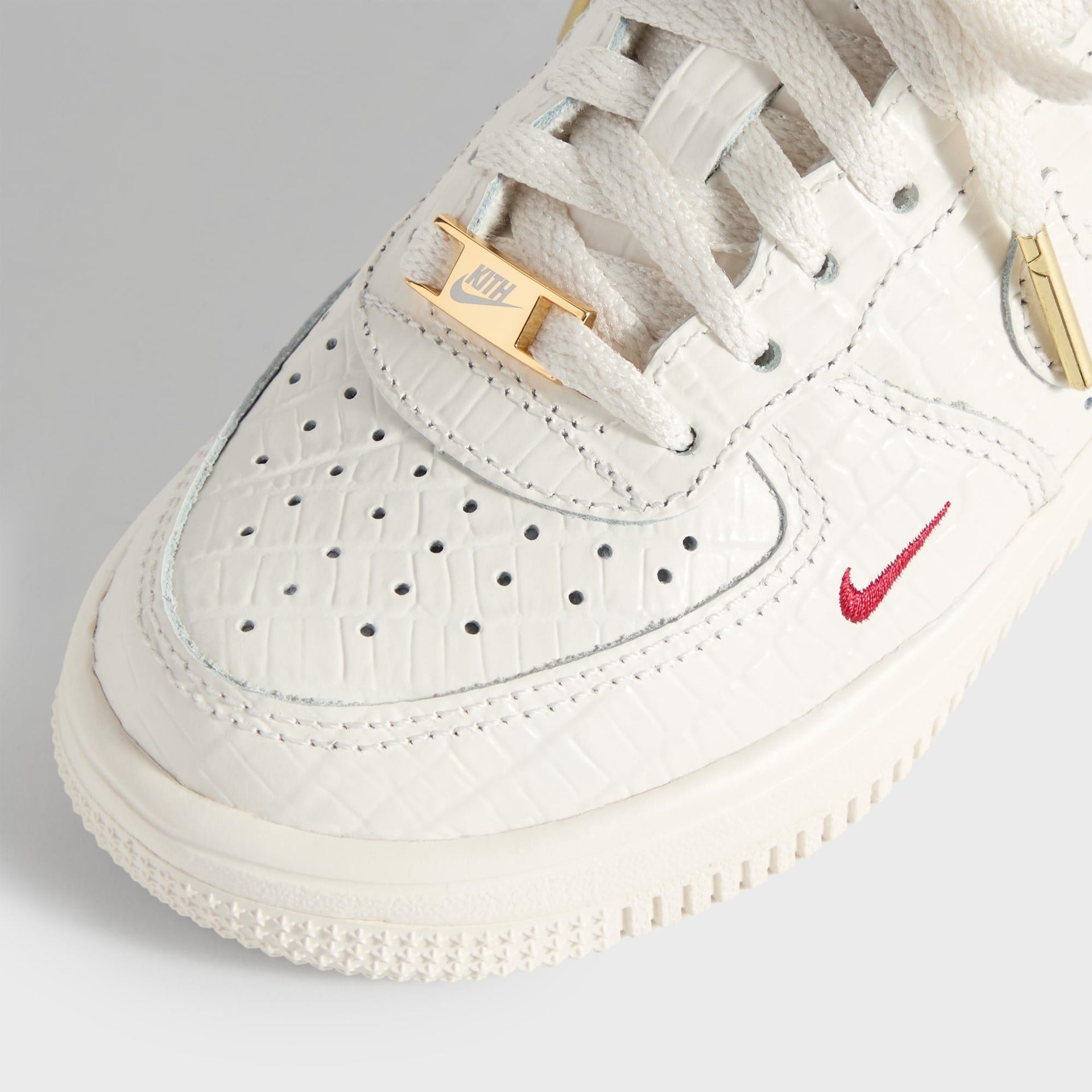 Kith for Nike PS Air Force 1 - Phantom / Black Spruce / Varsity Red - PH