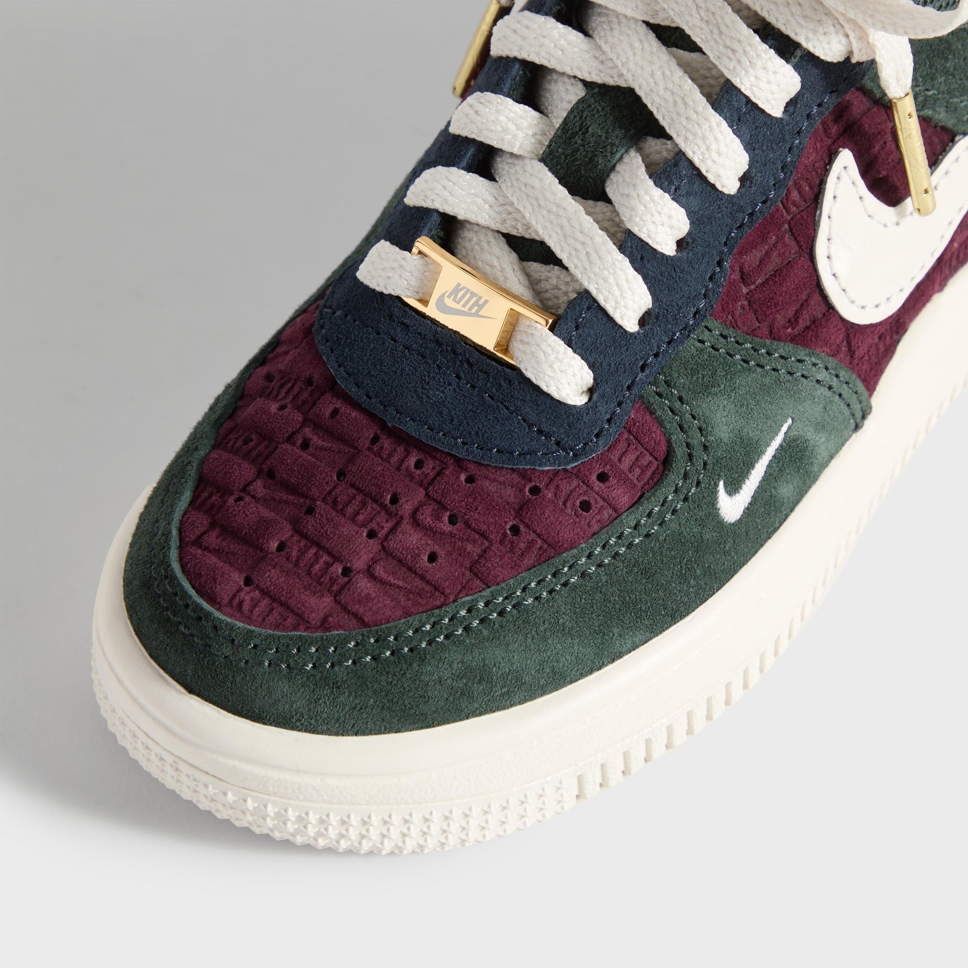 Kith for Nike PS Air Force 1 Low Lace - Night Maroon / Phantom