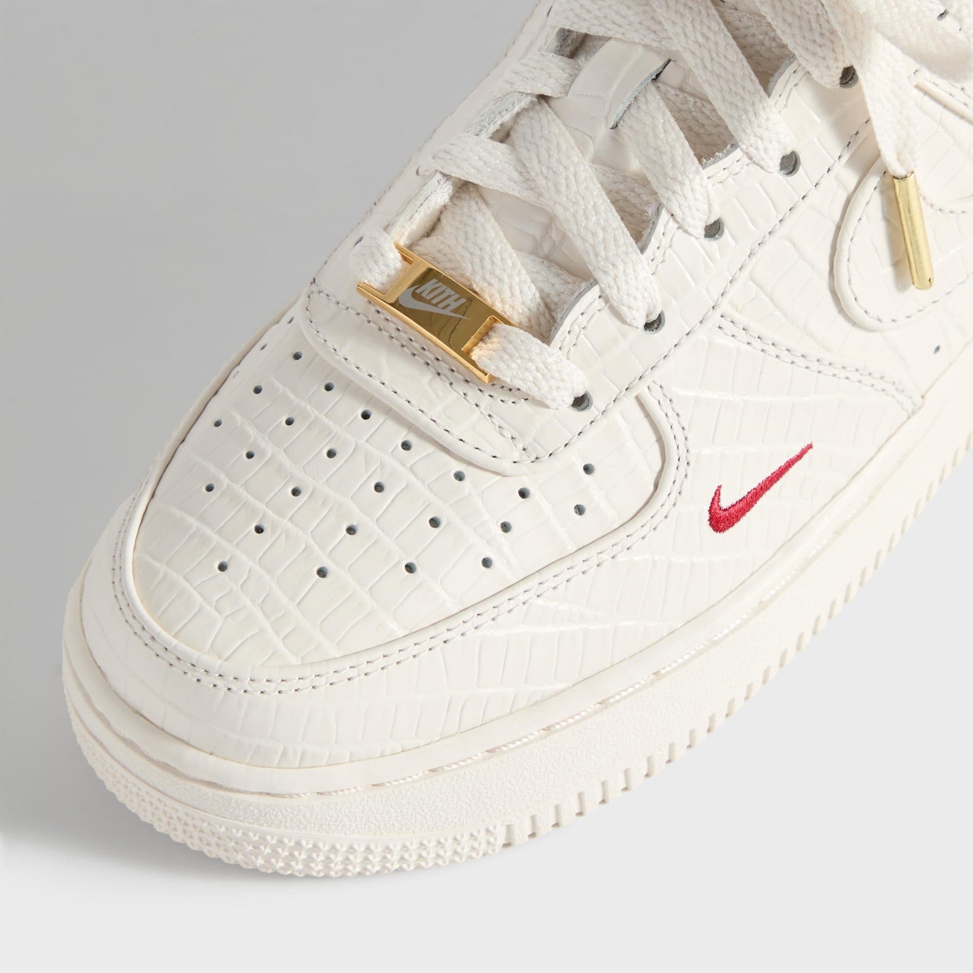 Kith for Nike GS Air Force 1 - Phantom / Black Spruce / Varsity Red - PH