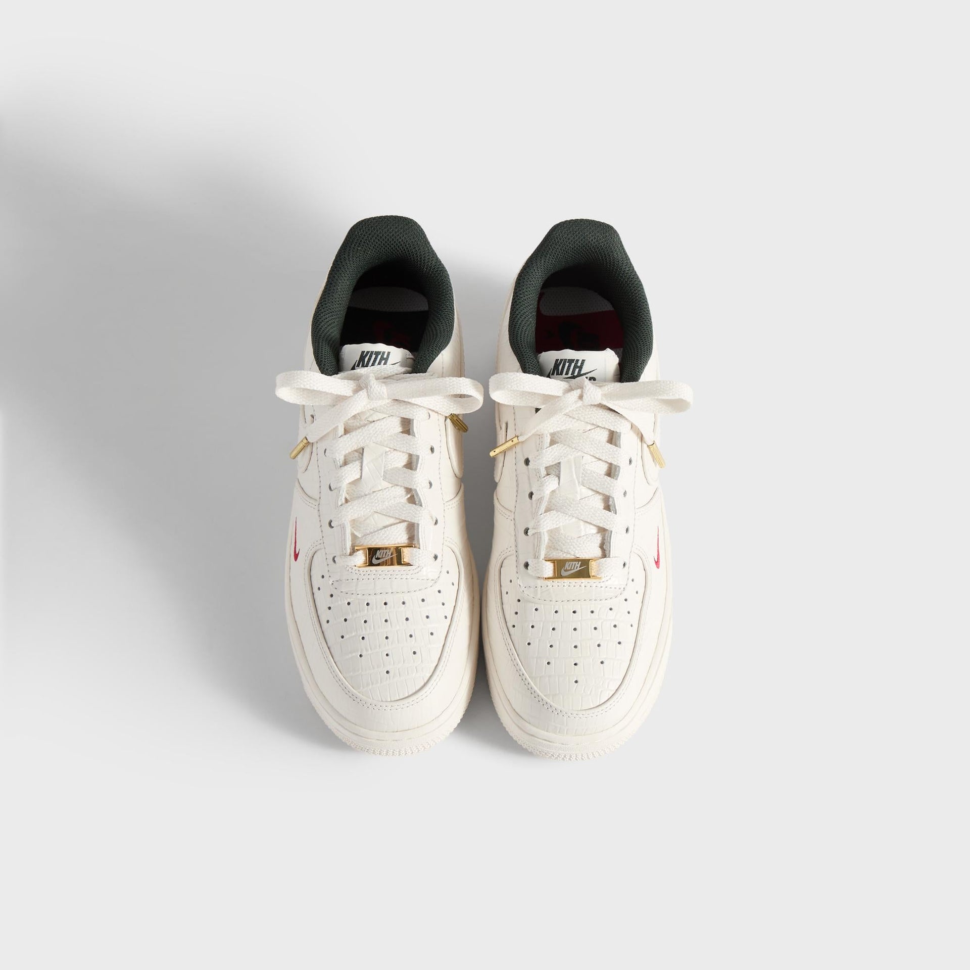 Kith for Nike GS Air Force 1 - Phantom / Black Spruce / Varsity Red - PH