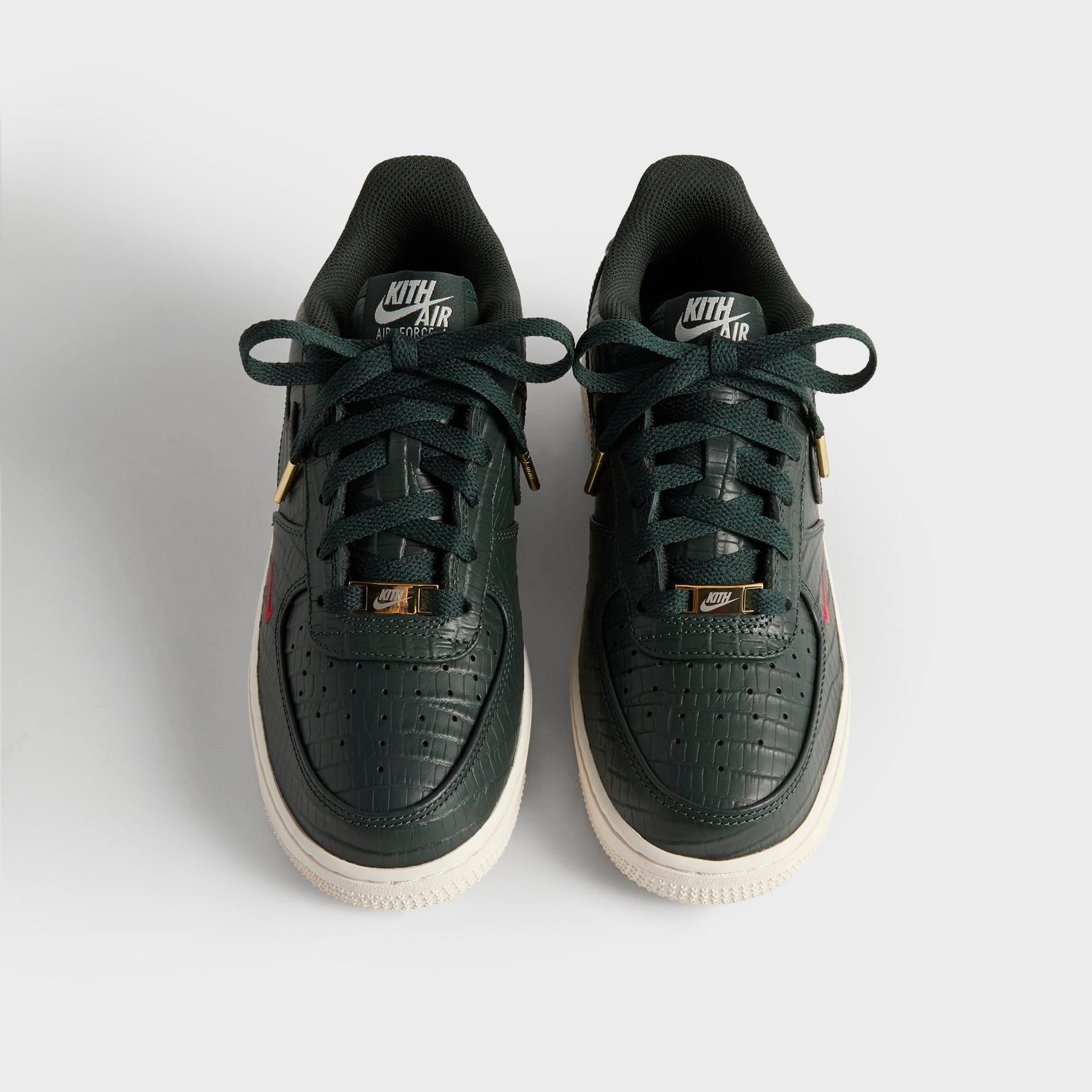 Kith for Nike GS Air Force 1 - Black Spruce / Phantom / Varsity Red - PH