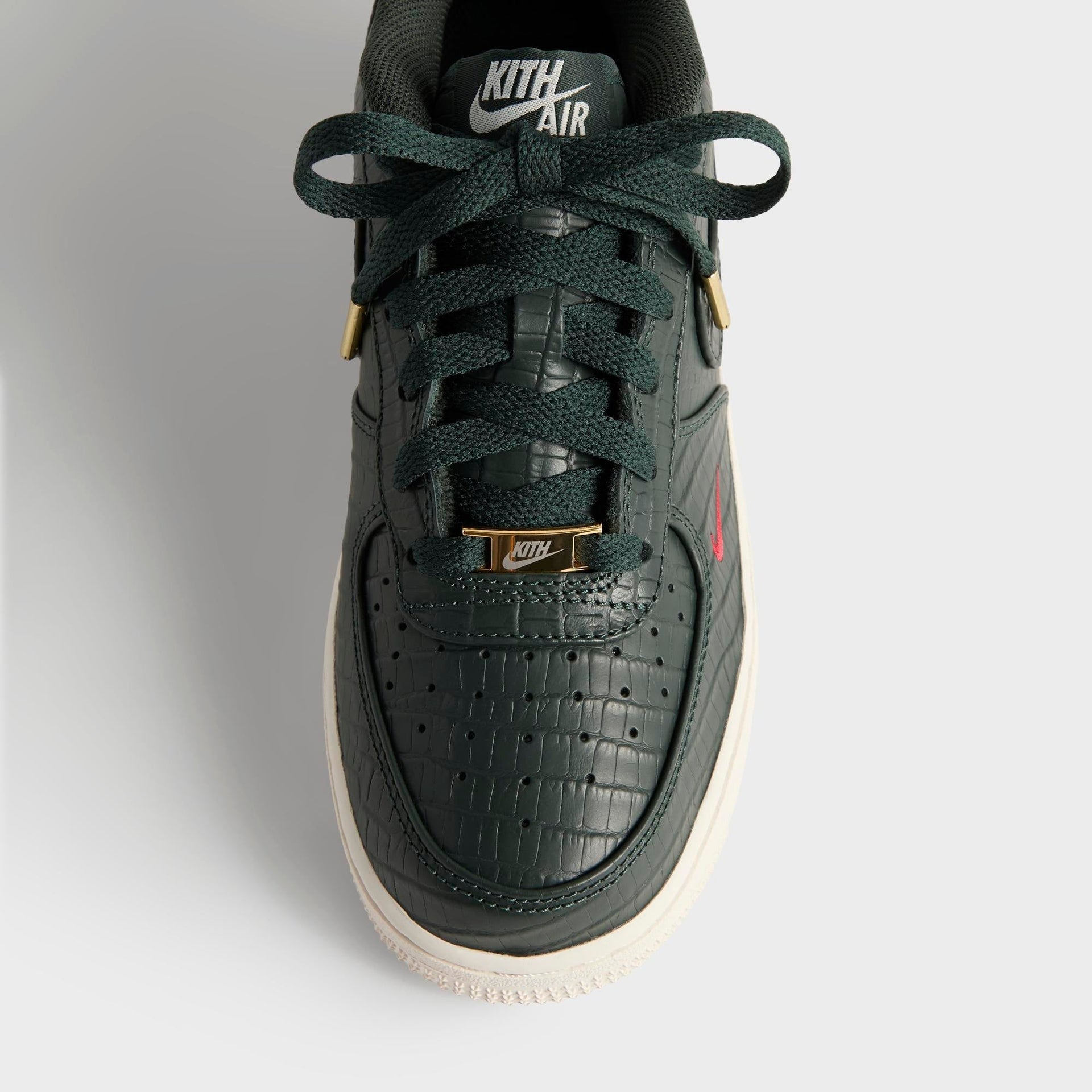 Kith for Nike GS Air Force 1 - Black Spruce / Phantom / Varsity Red - PH