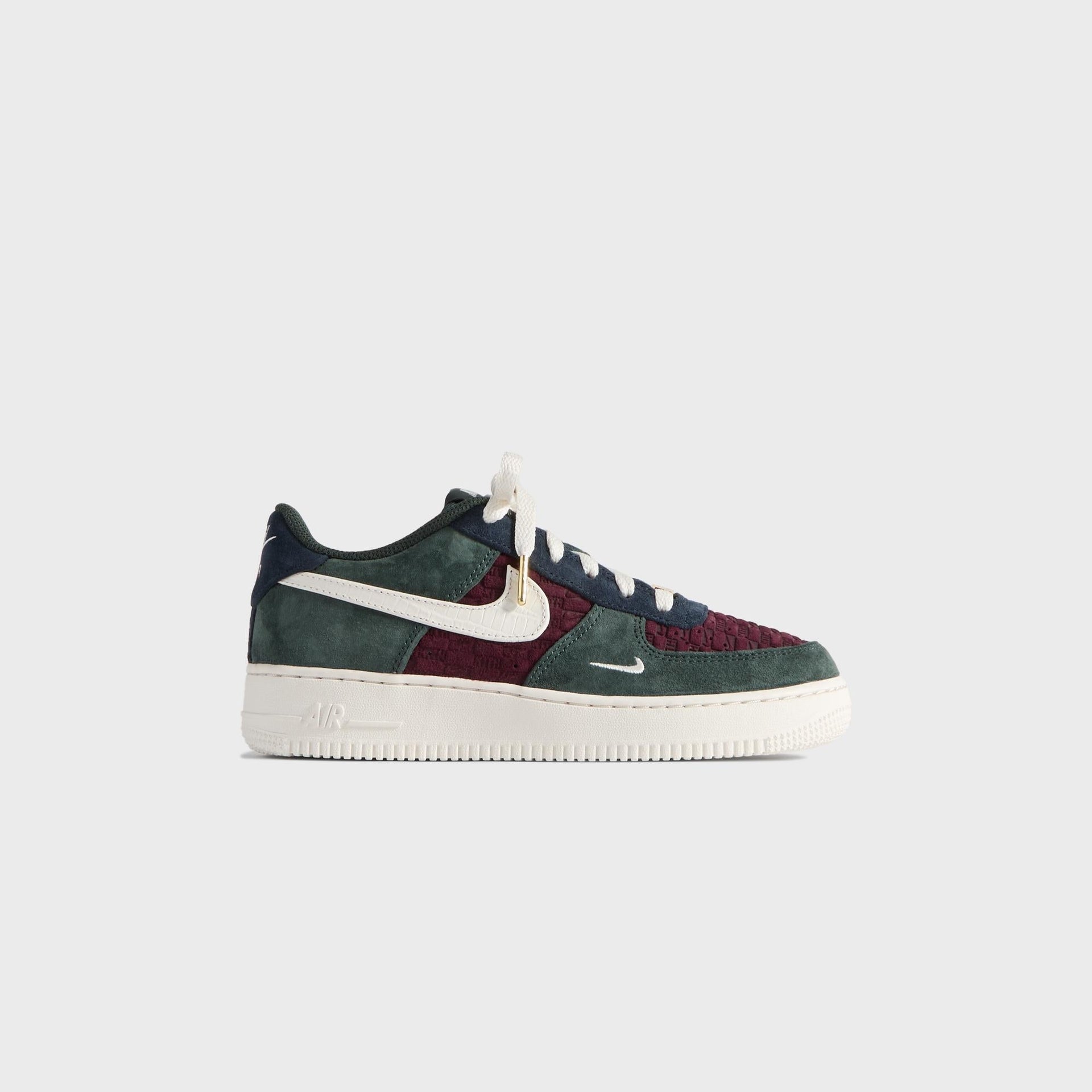 Kith for Nike GS Air Force 1 Low Lace - Night Maroon / Phantom - PH