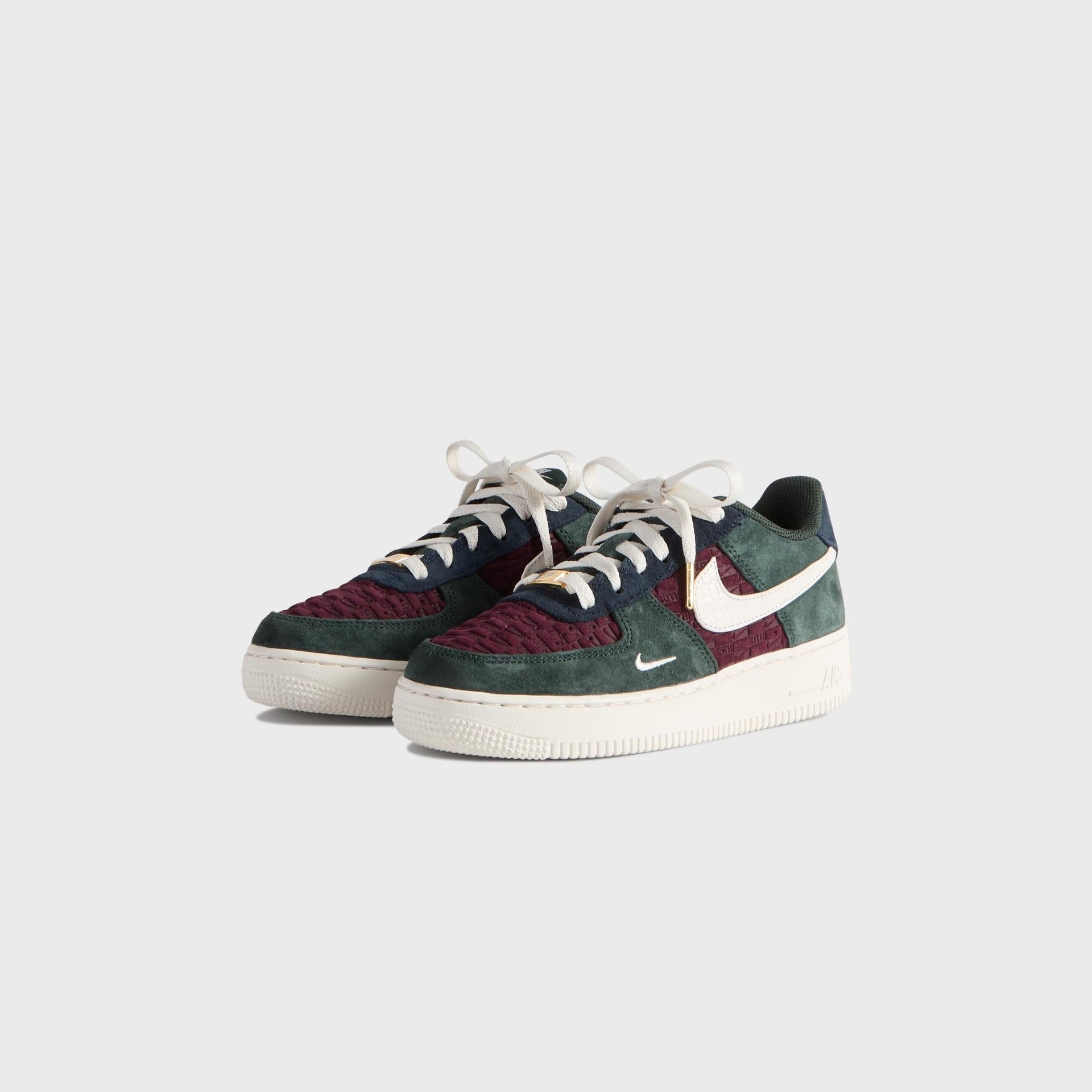 Kith for Nike GS Air Force 1 Low Lace - Night Maroon / Phantom - PH