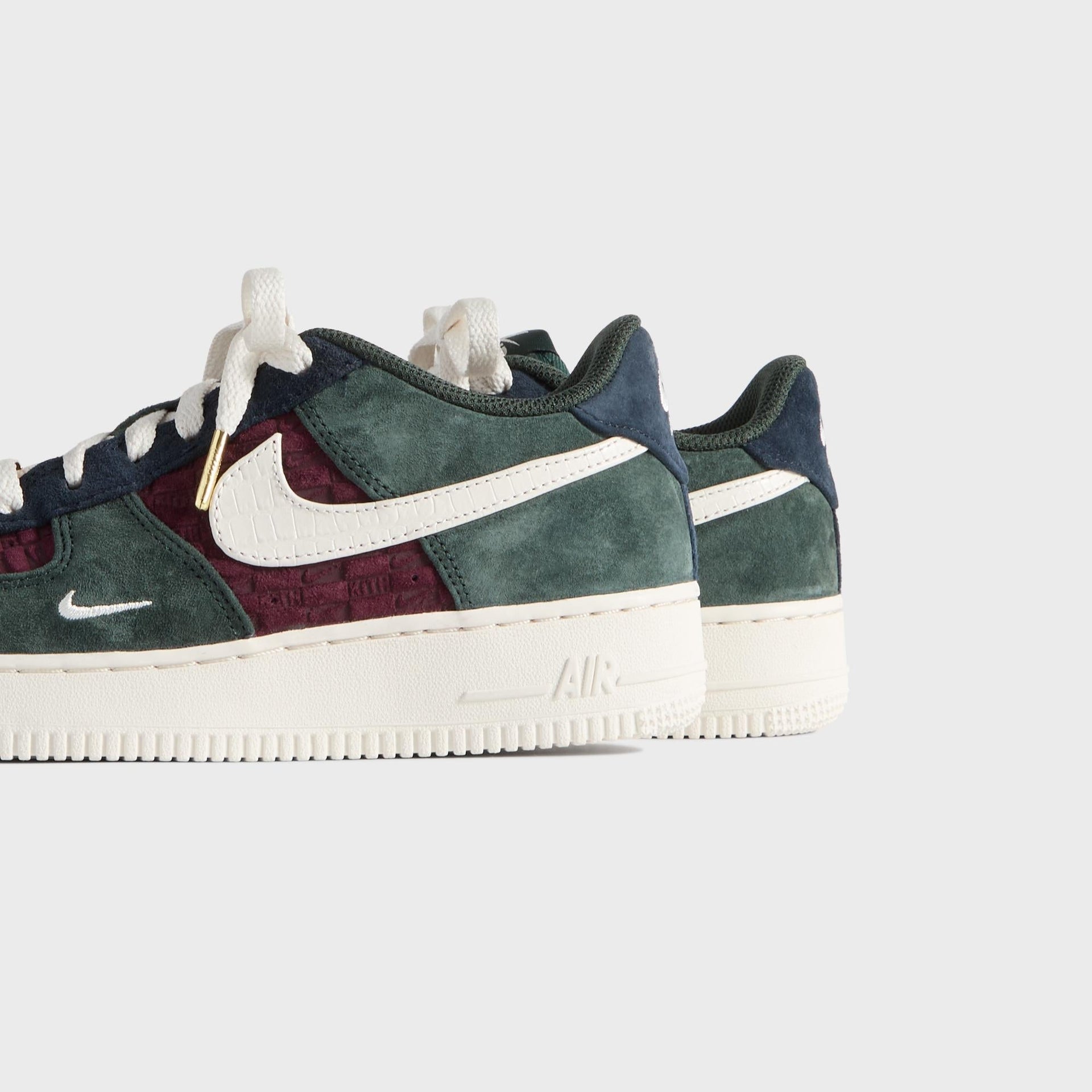 Kith for Nike GS Air Force 1 Low Lace - Night Maroon / Phantom
