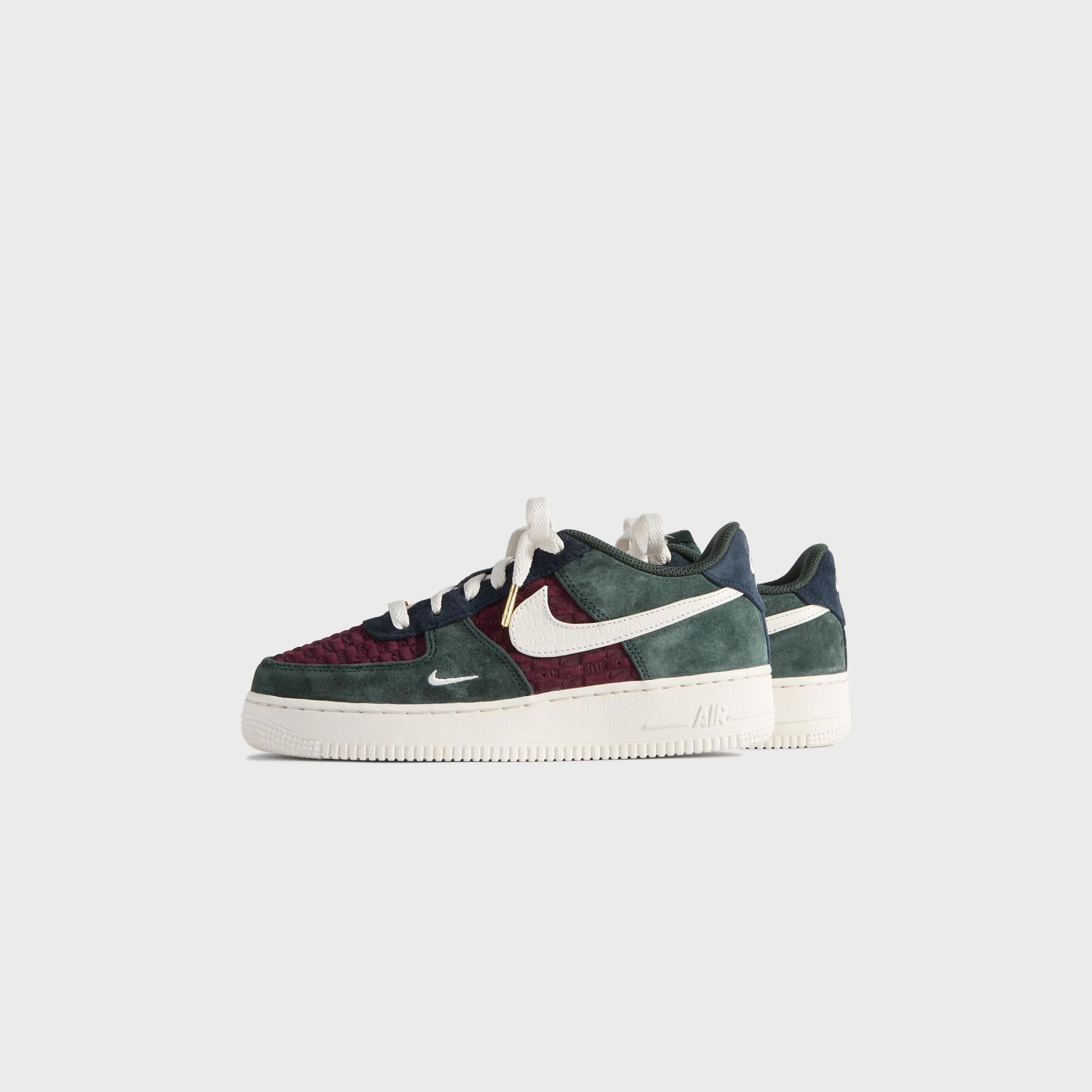Kith for Nike GS Air Force 1 Low Lace - Night Maroon / Phantom - PH