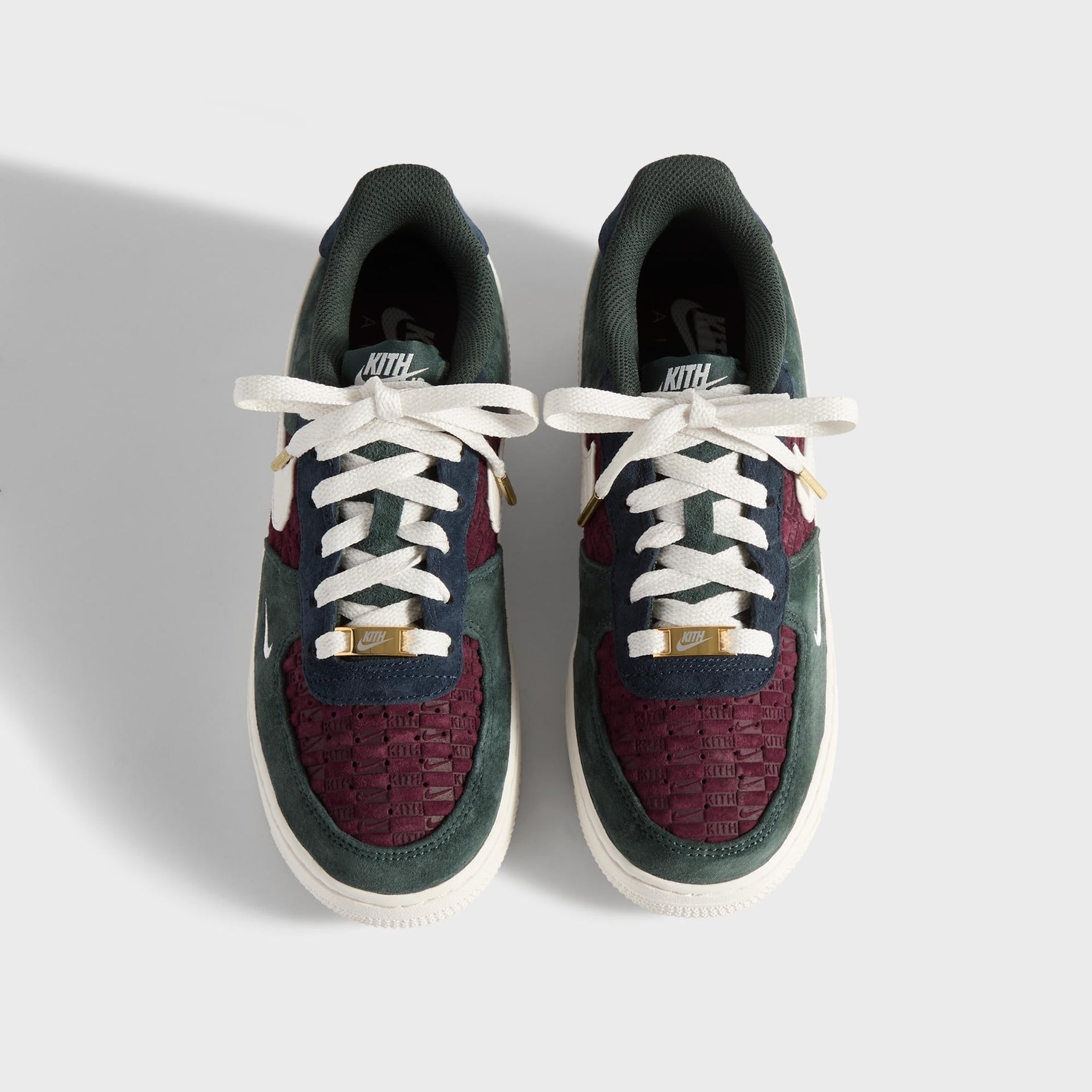Kith for Nike GS Air Force 1 Low Lace - Night Maroon / Phantom - PH