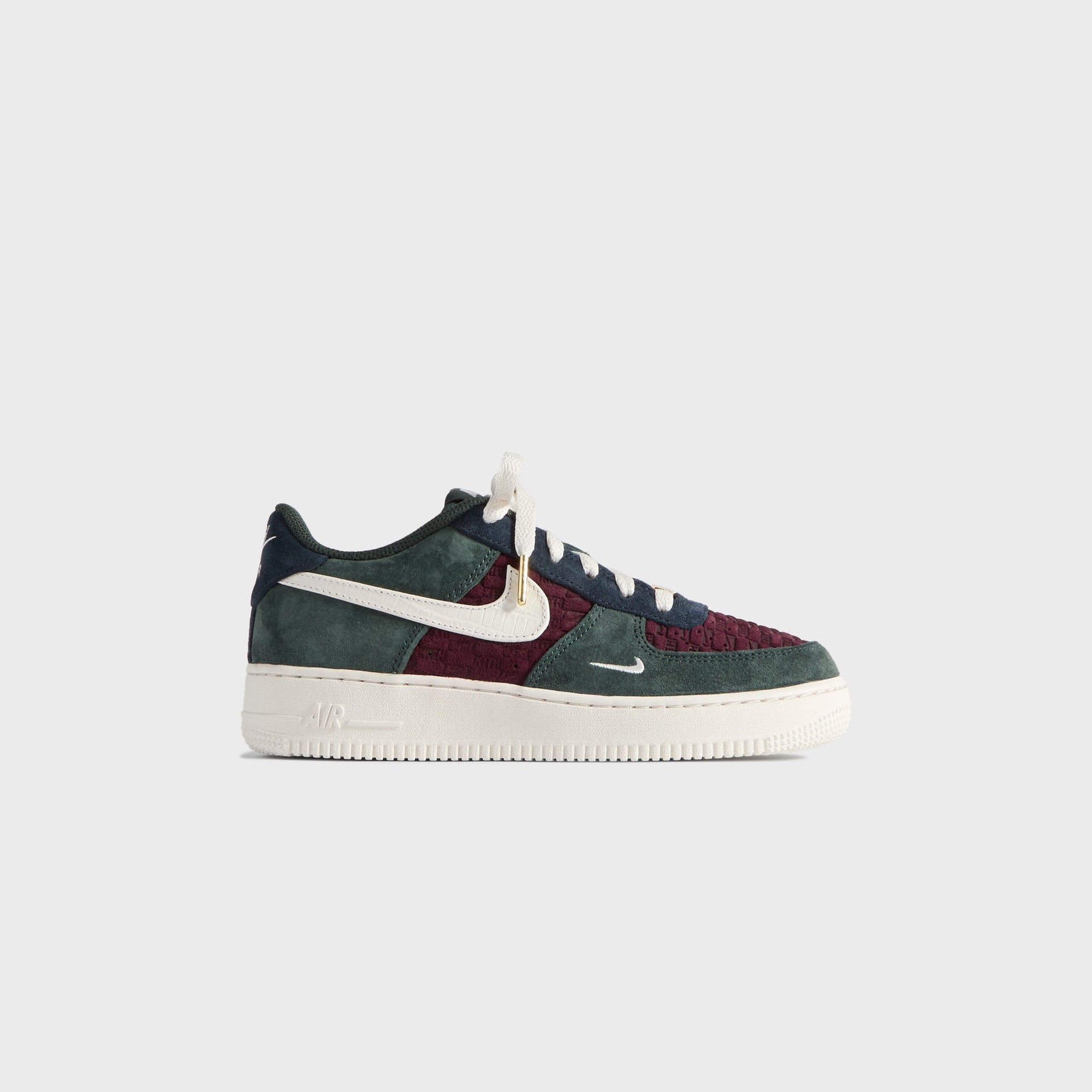 Kith for Nike GS Air Force 1 Low Lace - Night Maroon / Phantom - PH
