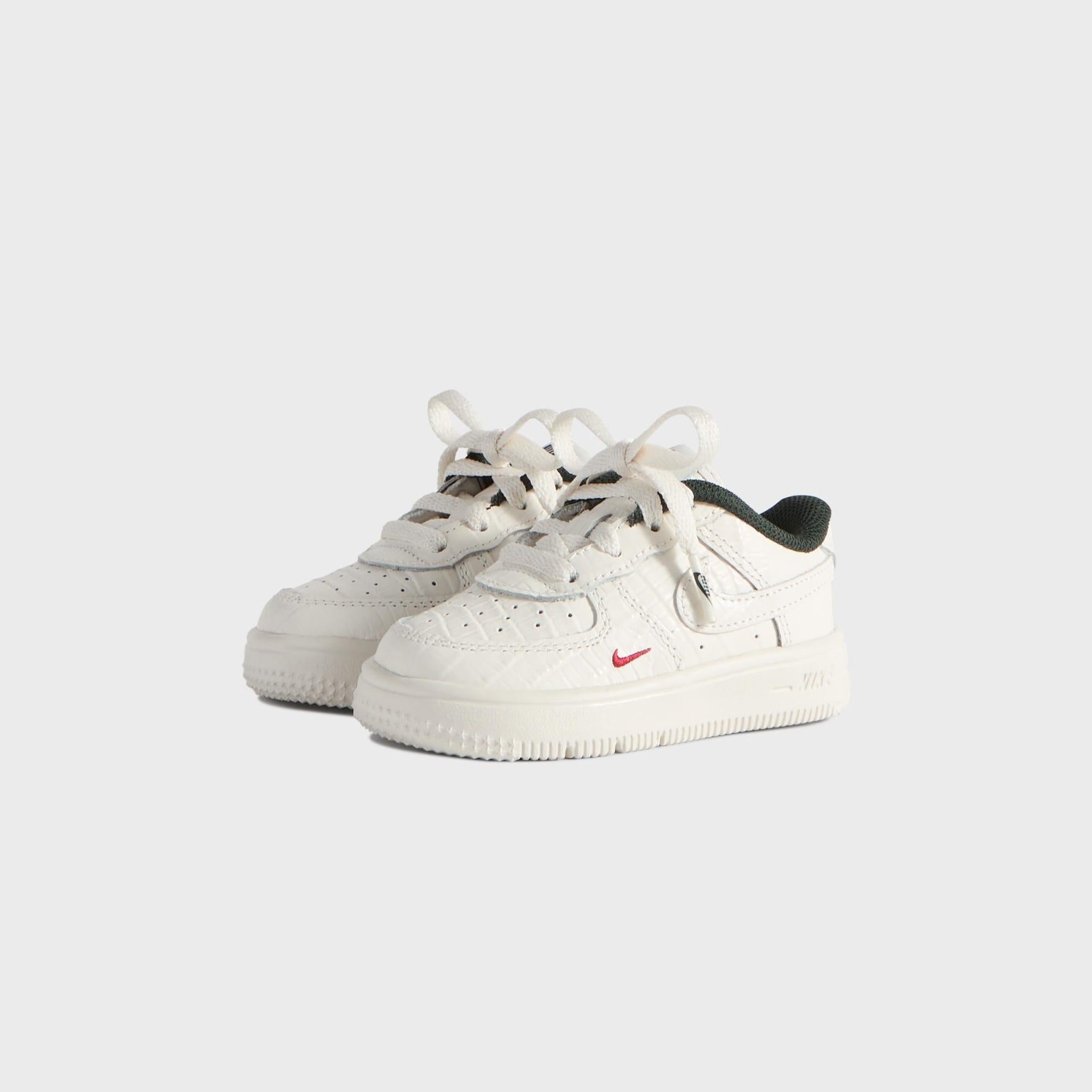 Kith for Nike TD Air Force 1 - Phantom / Black Spruce / Varsity Red - PH