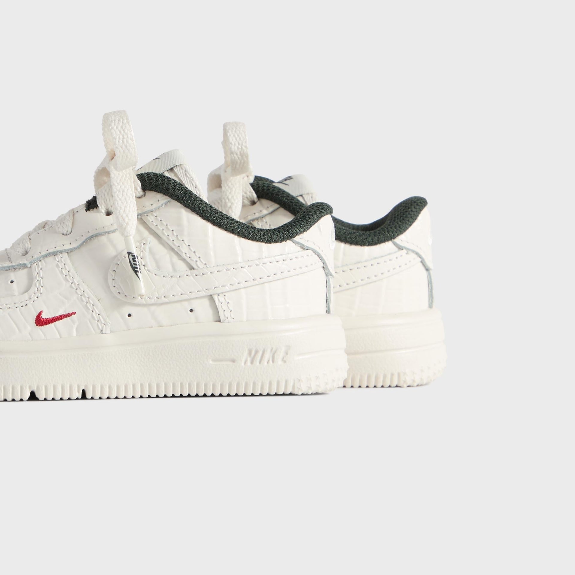 Kith for Nike TD Air Force 1 - Phantom / Black Spruce / Varsity Red - PH
