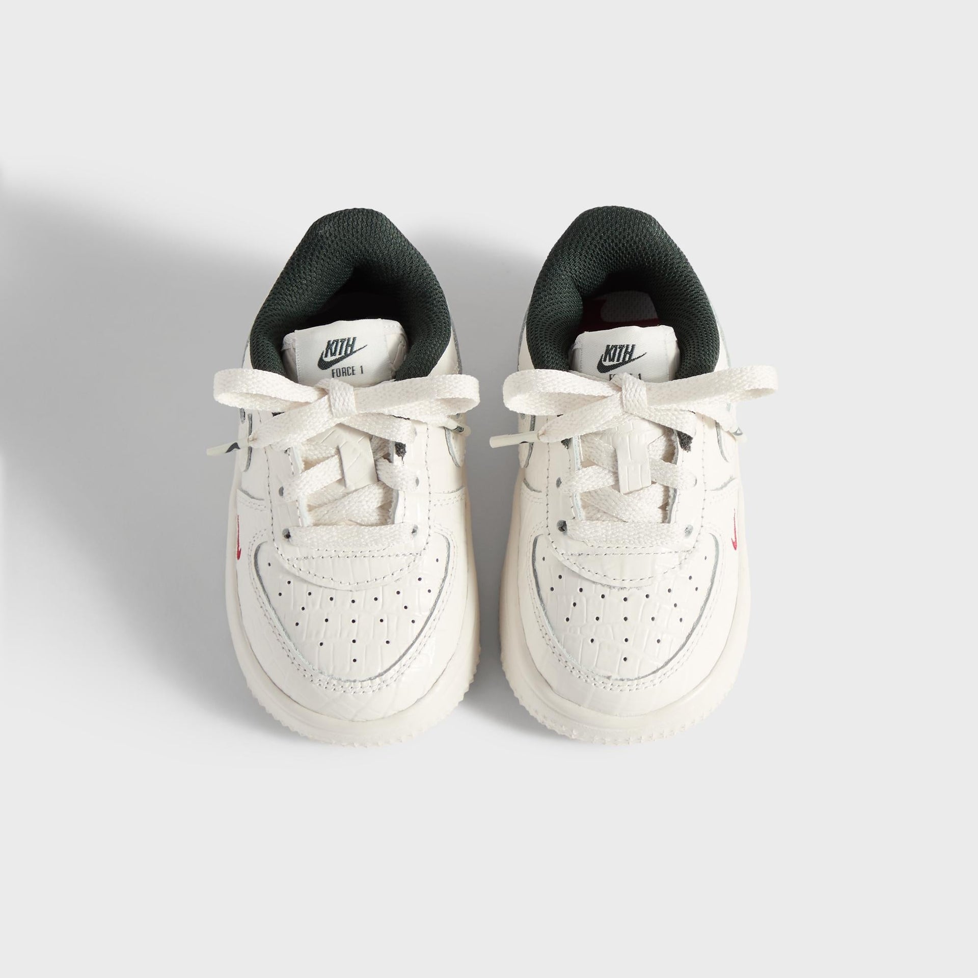 Kith for Nike TD Air Force 1 - Phantom / Black Spruce / Varsity Red - PH