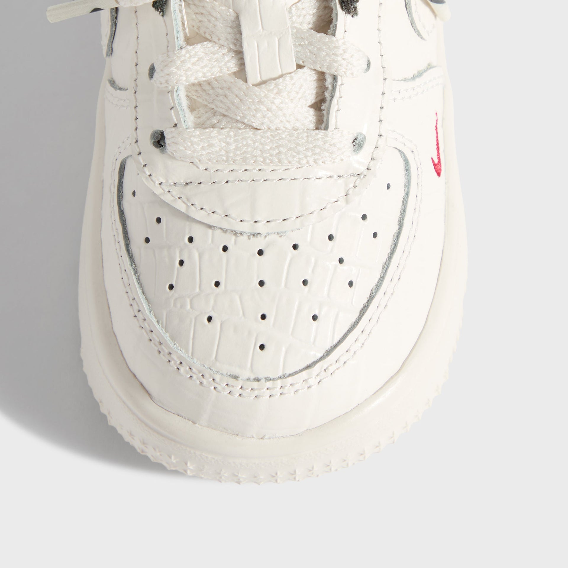 Kith for Nike TD Air Force 1 - Phantom / Black Spruce / Varsity Red