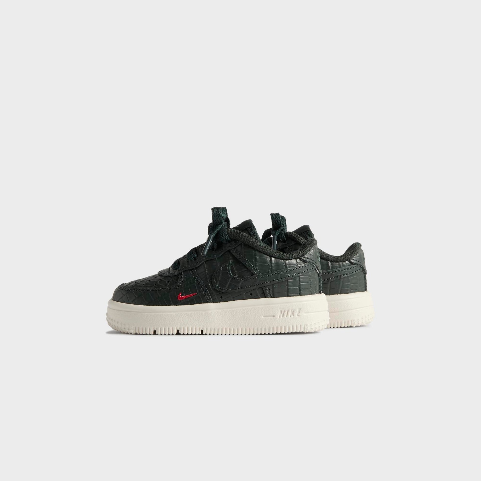 Kith for Nike TD Air Force 1 - Black Spruce / Phantom / Varsity Red - PH