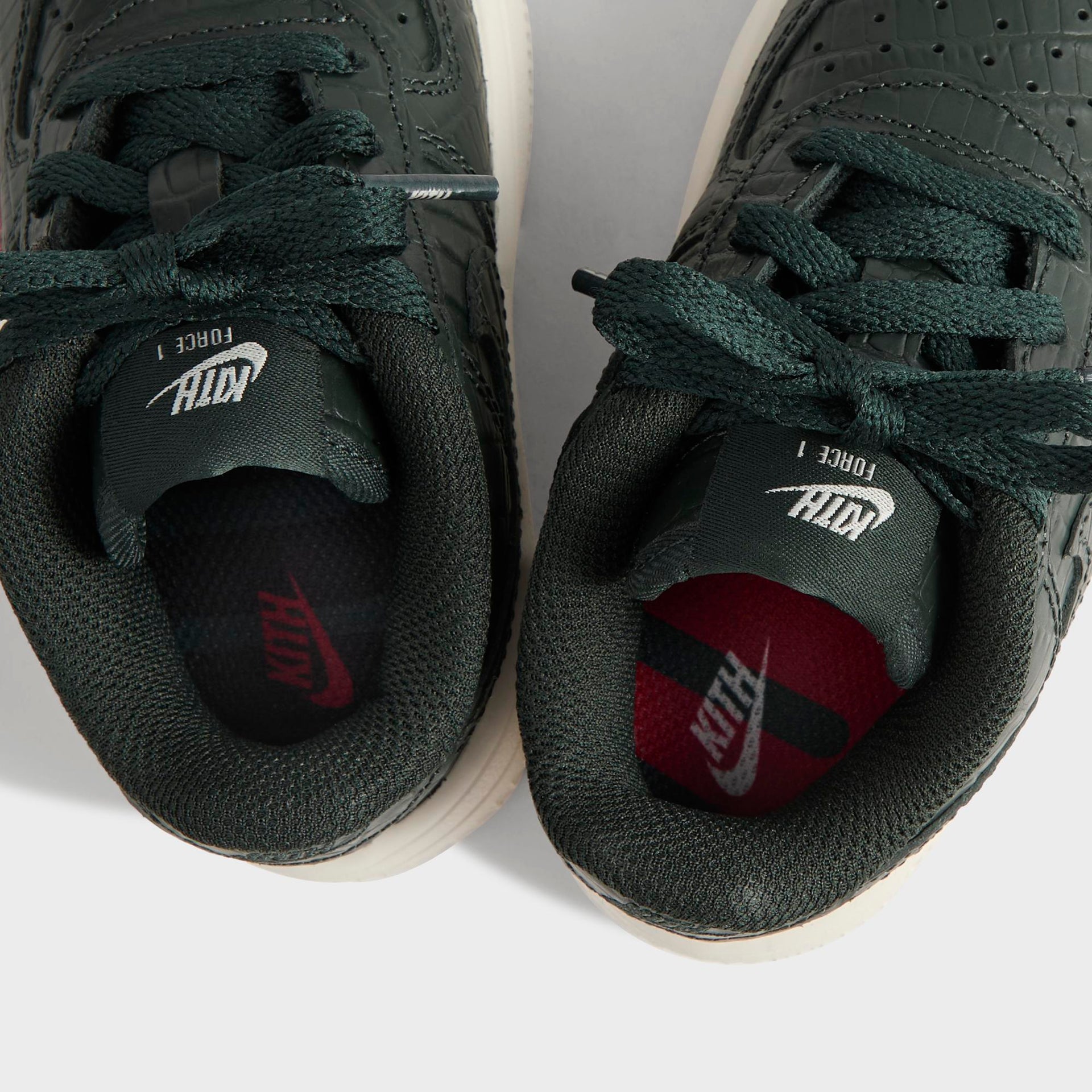 Kith for Nike TD Air Force 1 - Black Spruce / Phantom / Varsity Red - PH