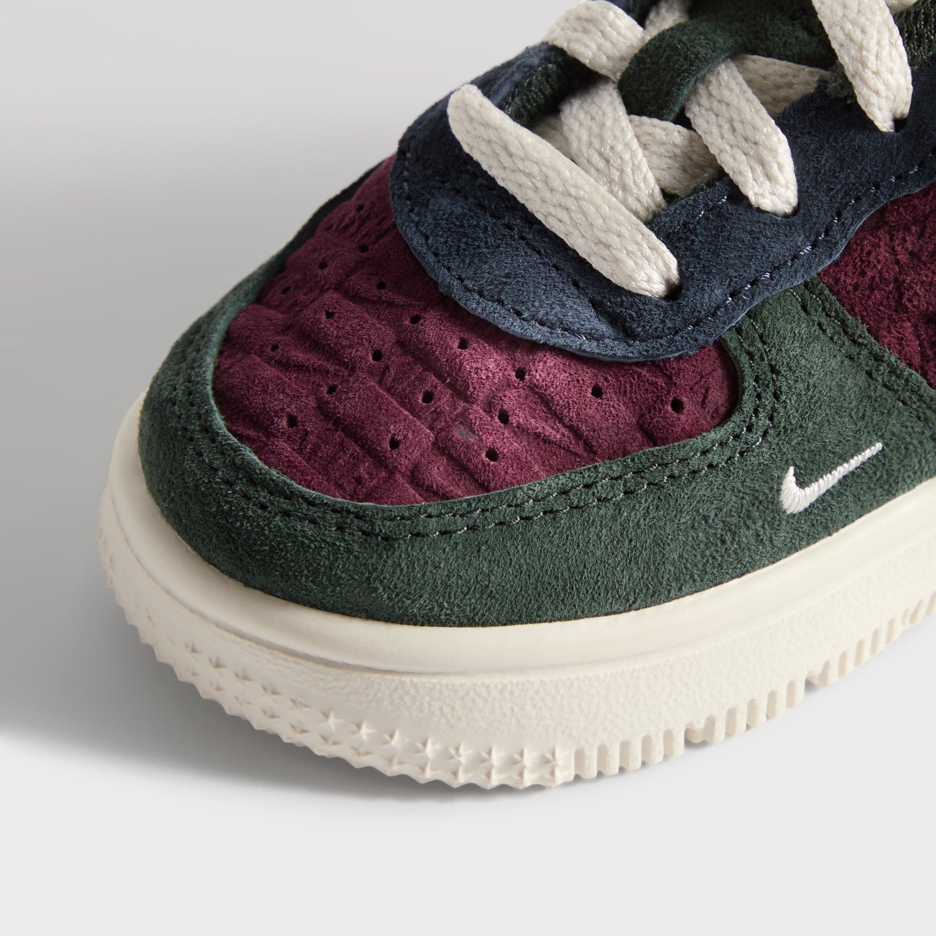 Kith for Nike TD Air Force 1 Low Lace - Night Maroon / Phantom