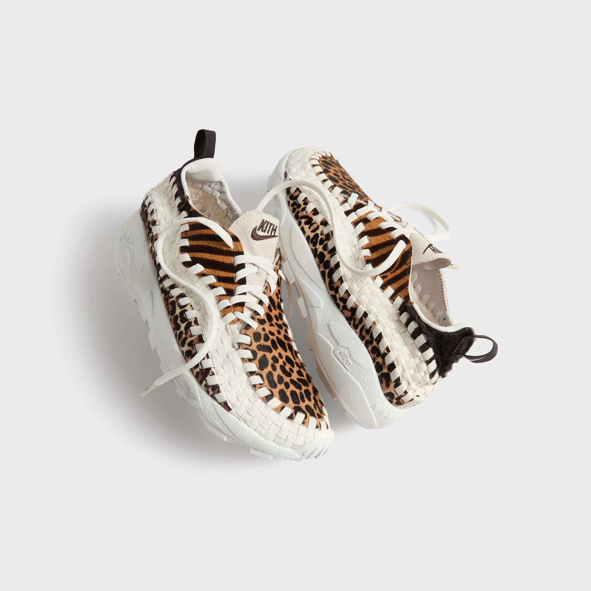靴 KITH Nike Footscape Woven Kith for Nike GS Footscape - Black / Summit White / Velvet Brown