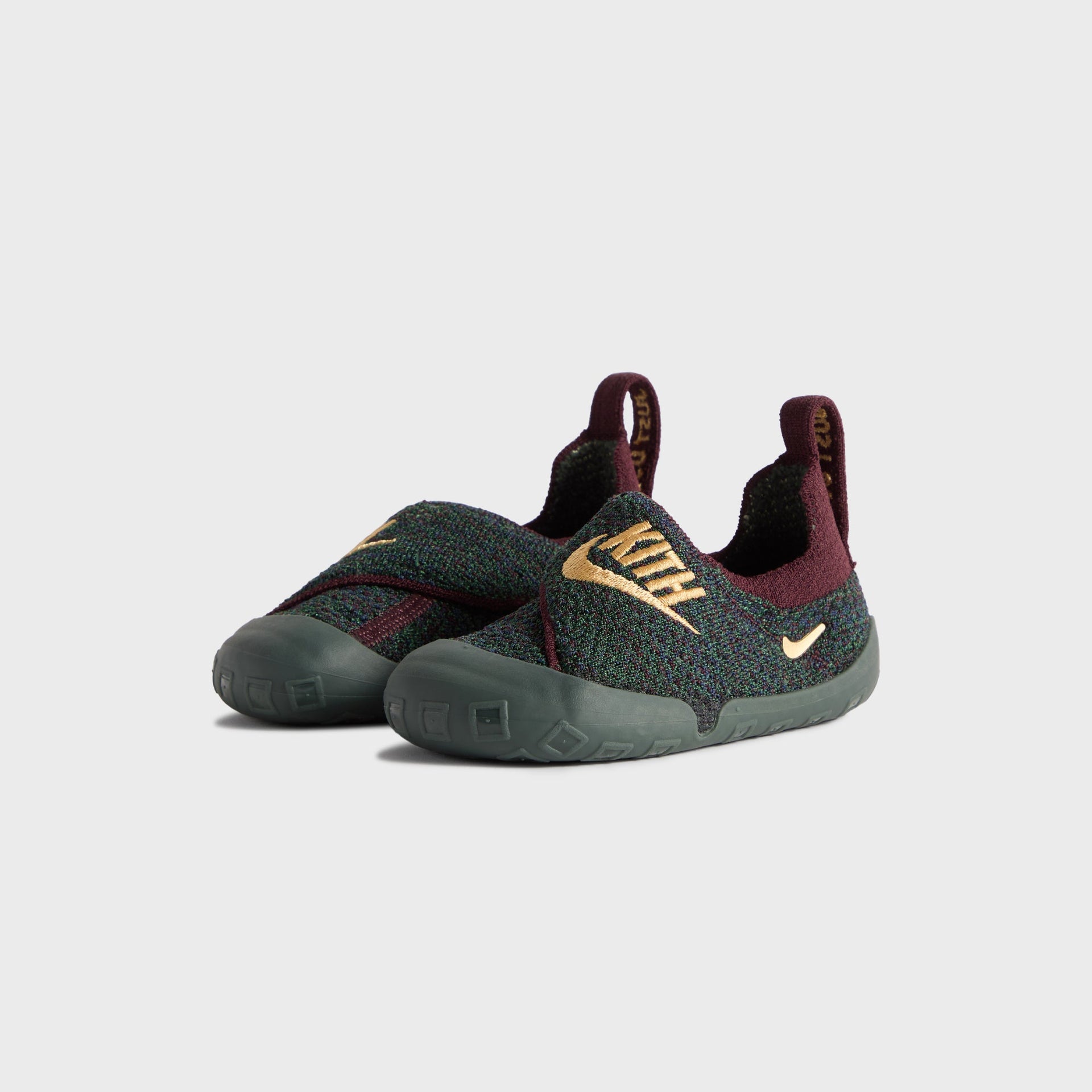Kith for Nike Baby Swoosh One - Gold / Burgundy / Mid Navy