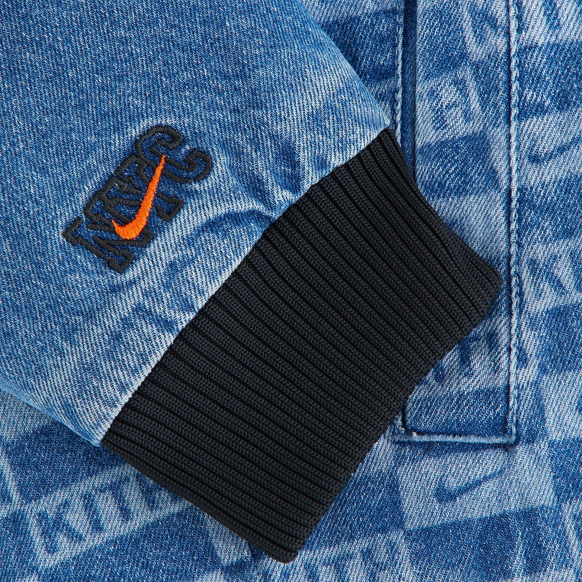 Kith Kids for Nike Denim Laser Etched Varsity Jacket - Mystic Navy - PH