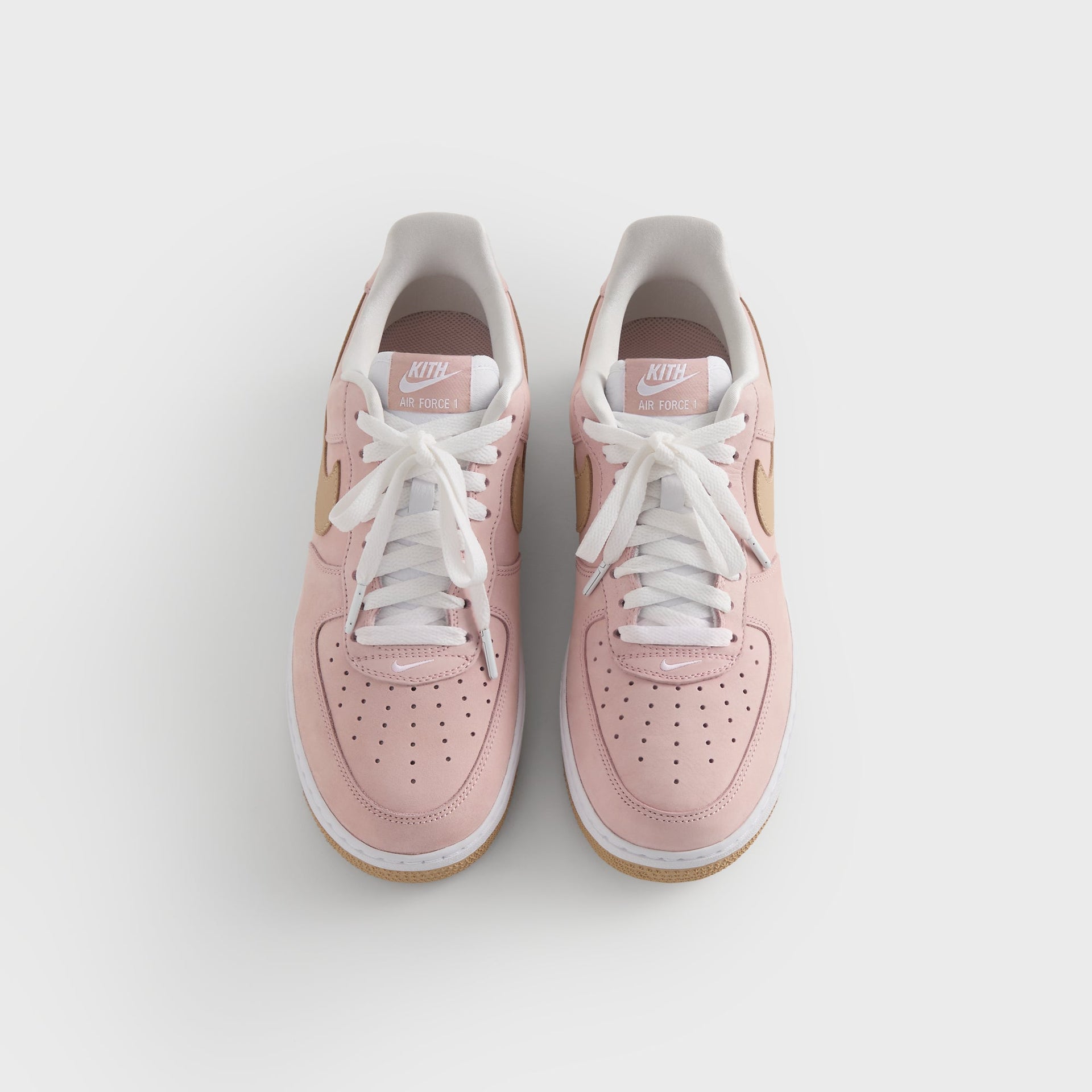 MADE-TO-ORDER | Kith for Nike Air Force 1 "Un-Linen" - Linen / Atmosphere / White