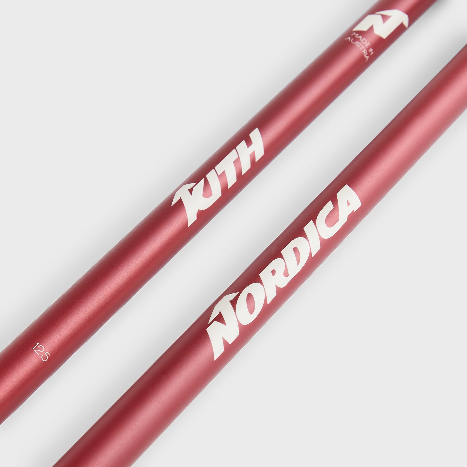 Kith for Nordica Freeride Pro Ski Poles - Red - PH