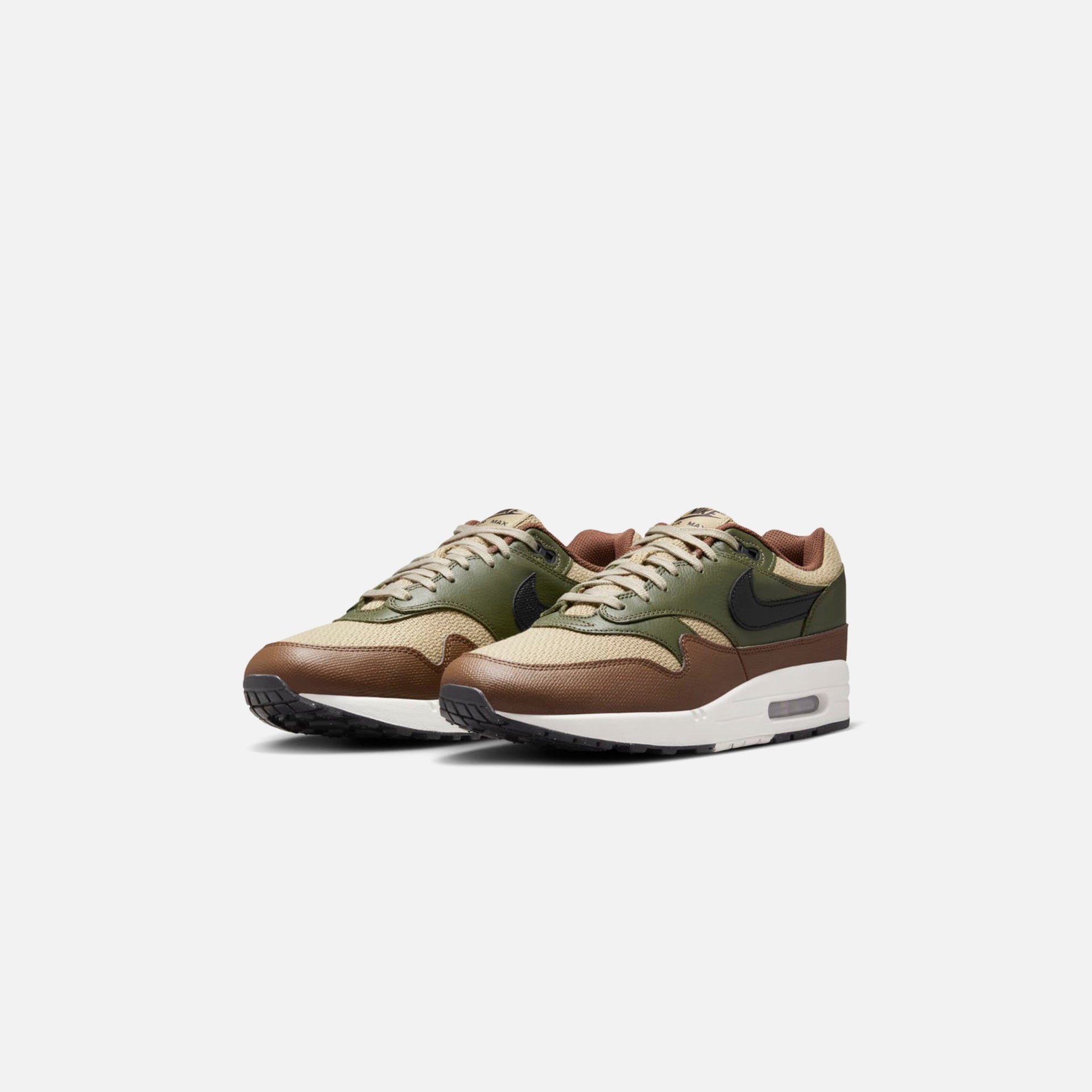 Nike Air Max 1 Essential Premium - Neutral Olive / Cargo Khaki / Cacao Wow / Black