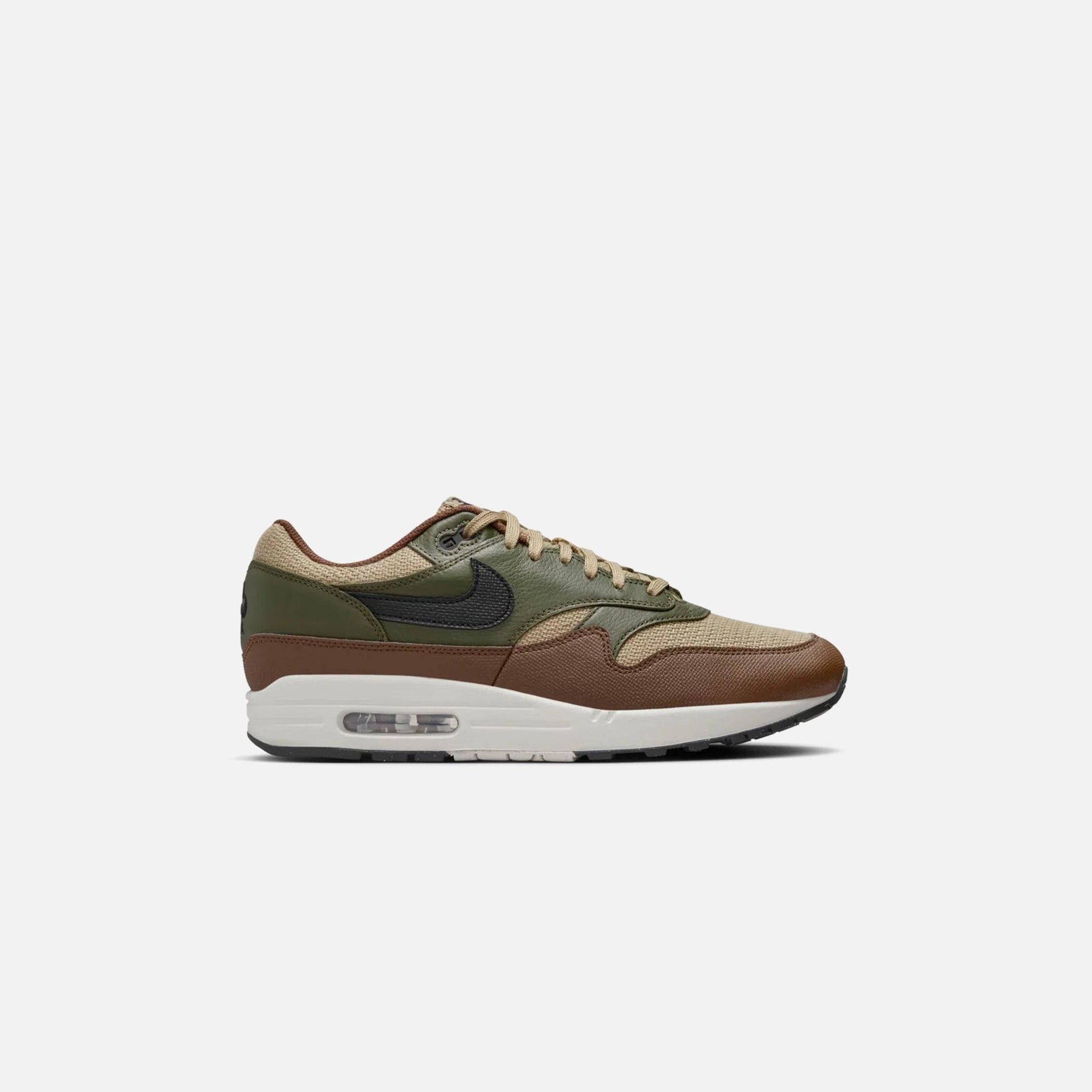 Nike Air Max 1 Essential Premium - Neutral Olive / Cargo Khaki / Cacao Wow / Black