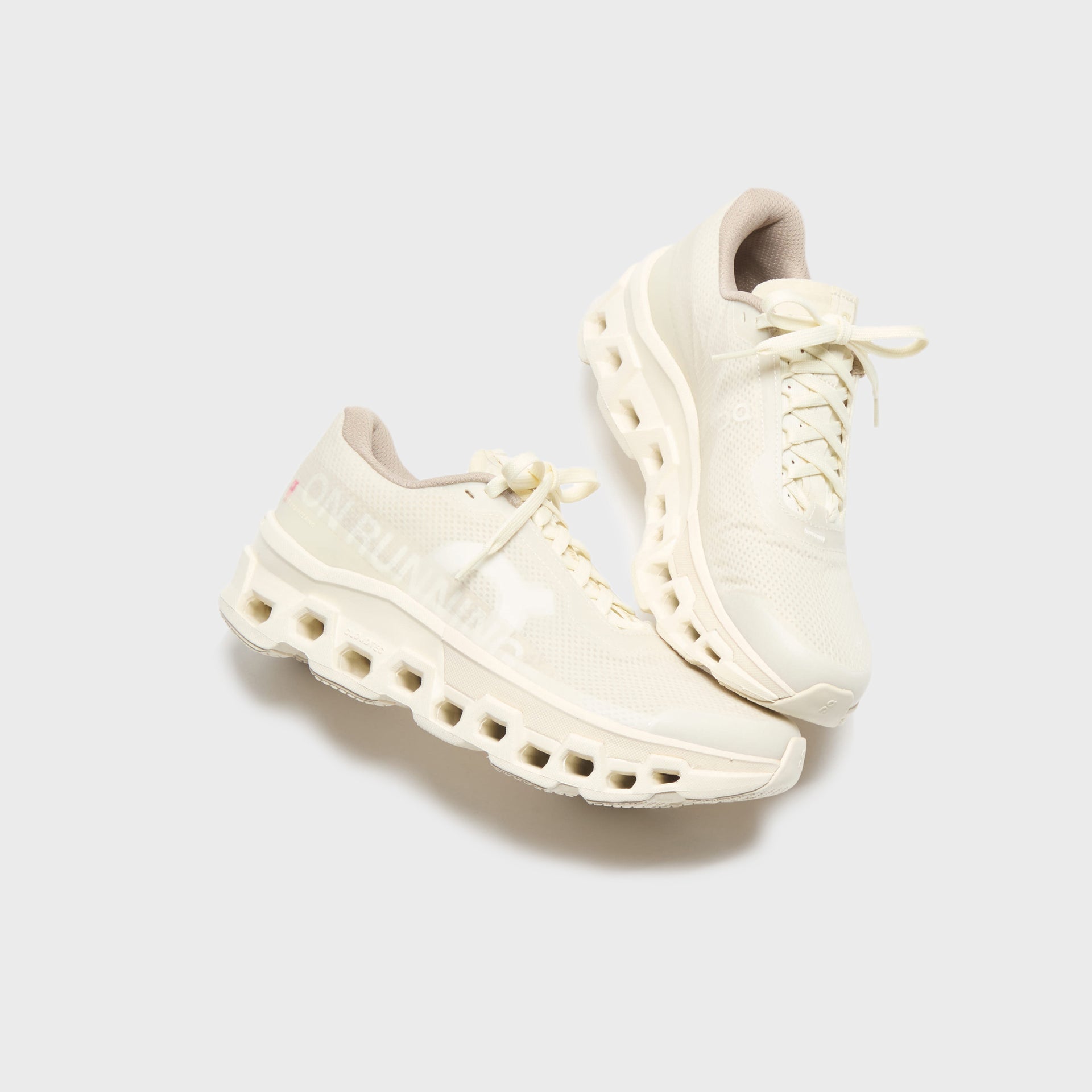 On Running x INVINCIBLE WMNS Cloudmonster 2 - Ivory / Cream