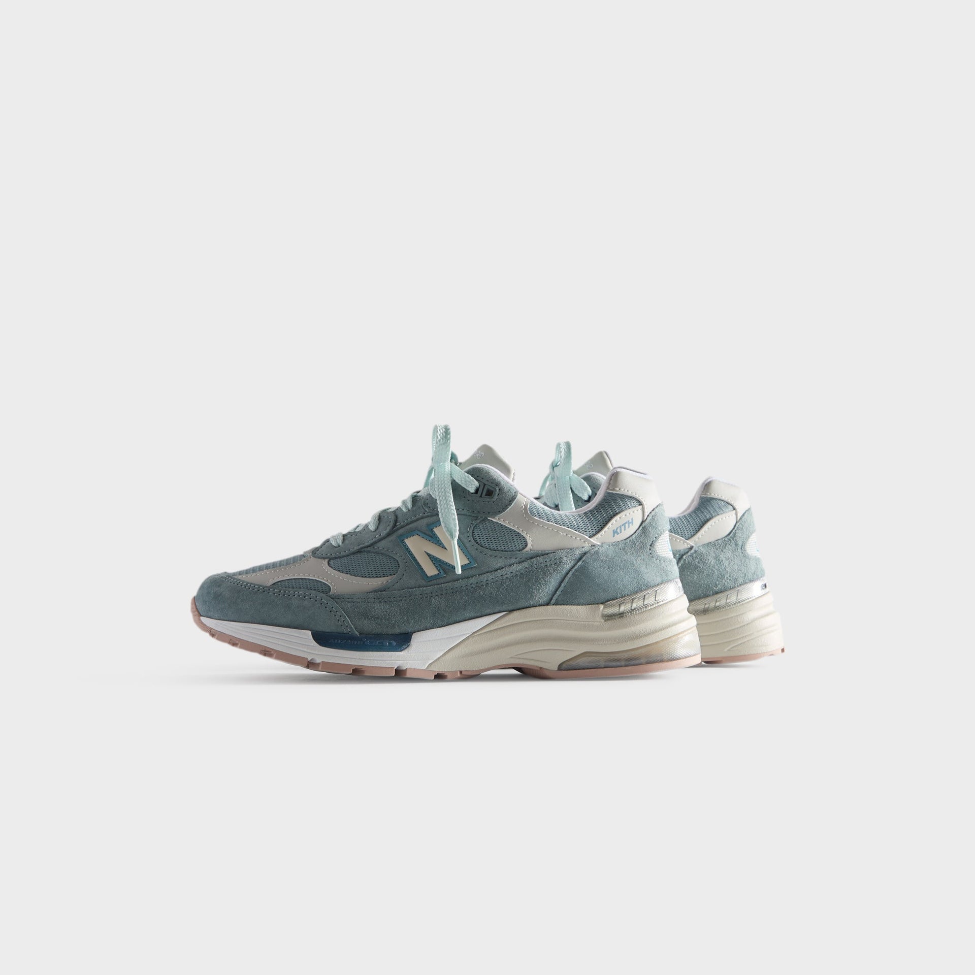 Kith & New Balance Made in USA 992 - Aegean Blue / Shadow Gray