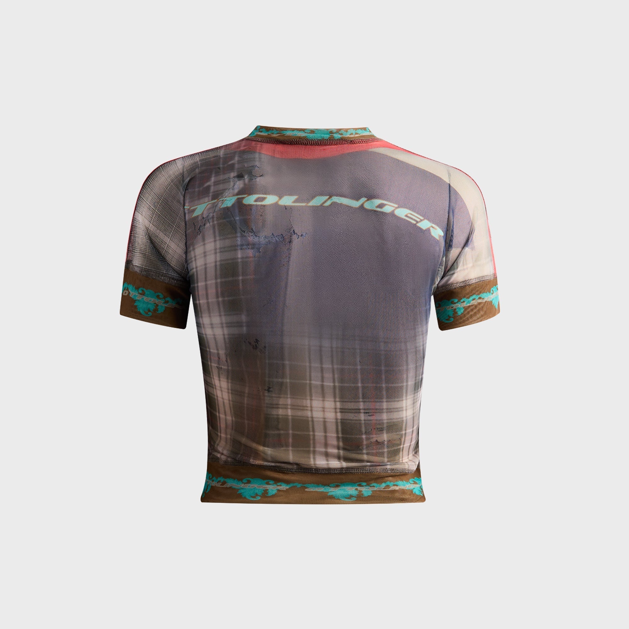 Tシャツ・カットソー OTTOLINGER FW25 MESH TSHIRT ZIP (10110040104 PRIBLK) Ottolinger — Mesh T-Shirt