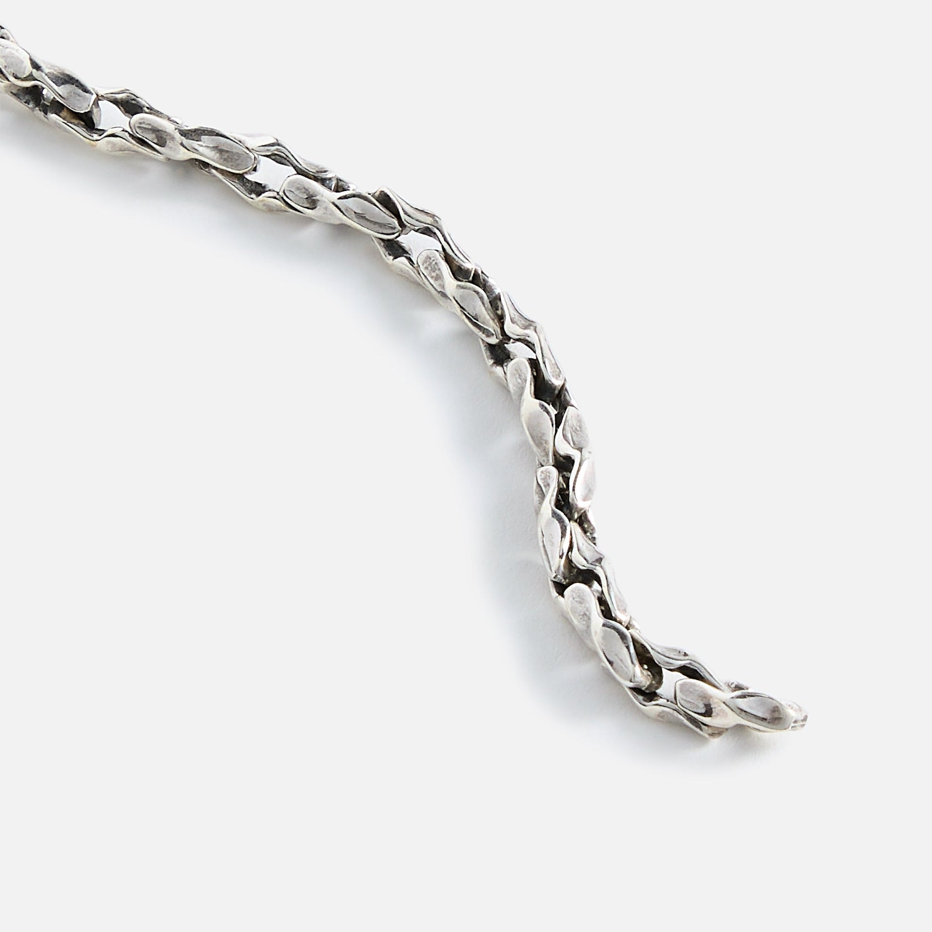 Emanuele Bicocchi Small Round Braid Bracelet - Silver