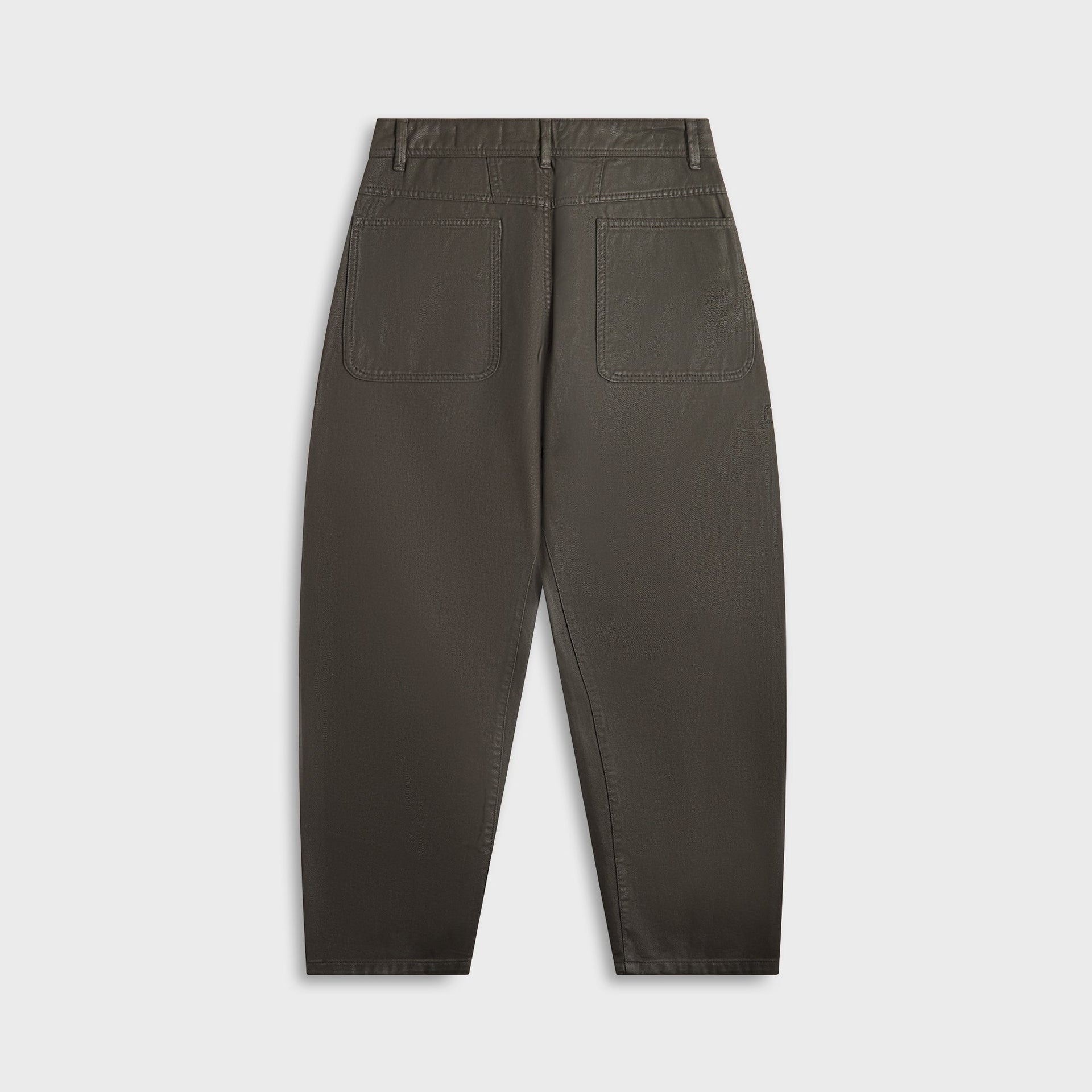 Lemaire Twisted Workwear Pants in Dark Chocolate