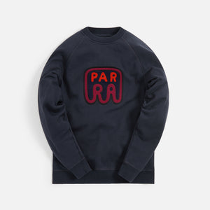 by Parra Fast Food Logo Crew Neck - Navy Blue