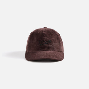 by Parra Fancy Logo 6 Panel Hat - Dark Mahogany