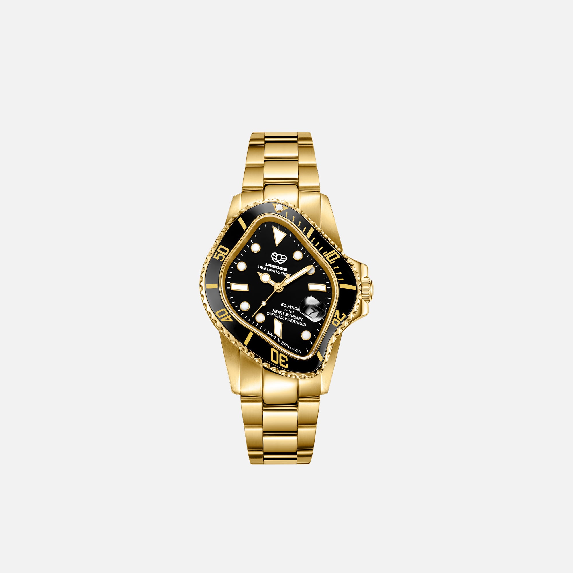 LAARVEE Golden Precision Steel - Black Bezel / Black Dial – Kith Canada